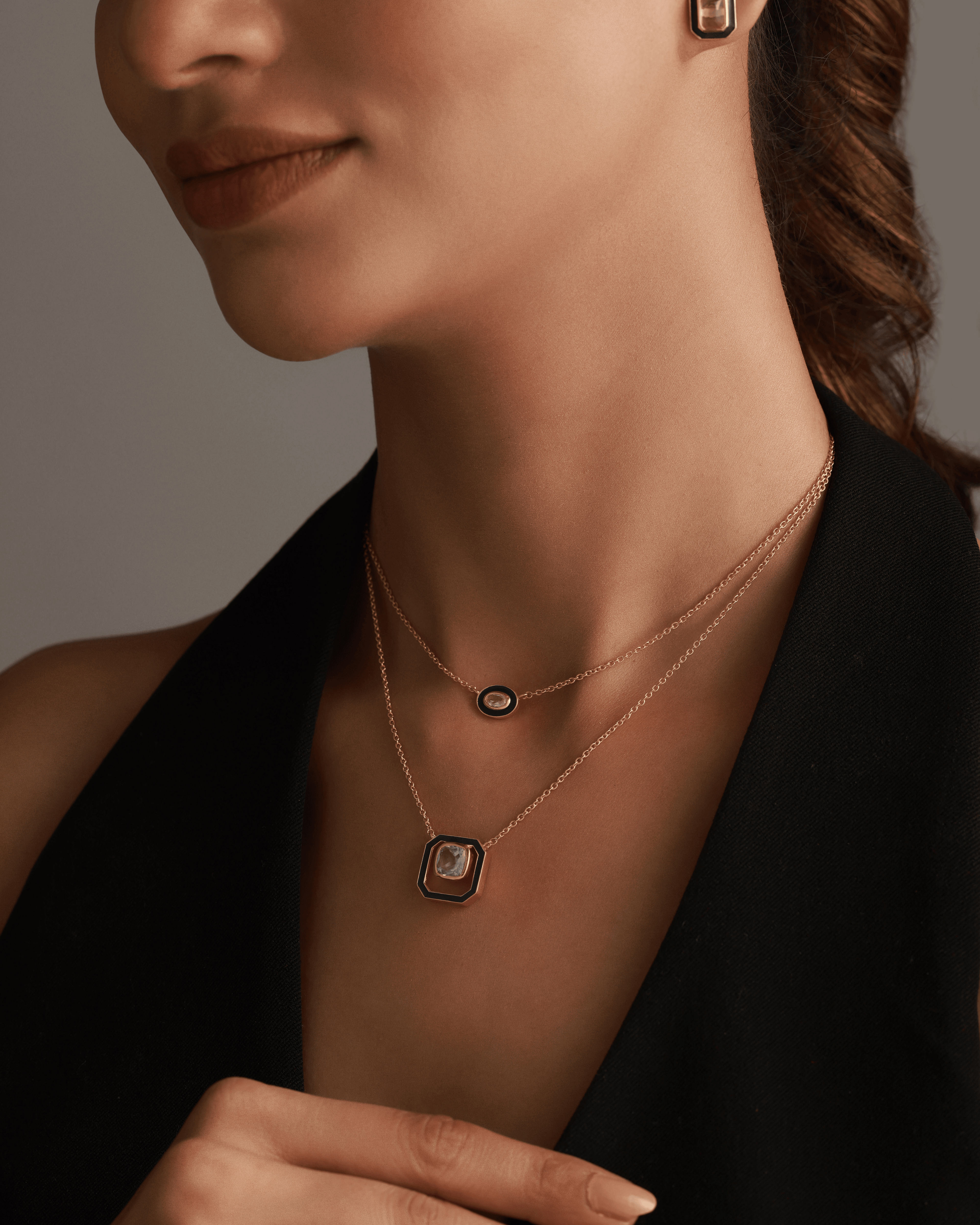 Moonframe & Midnight Dot Stackable