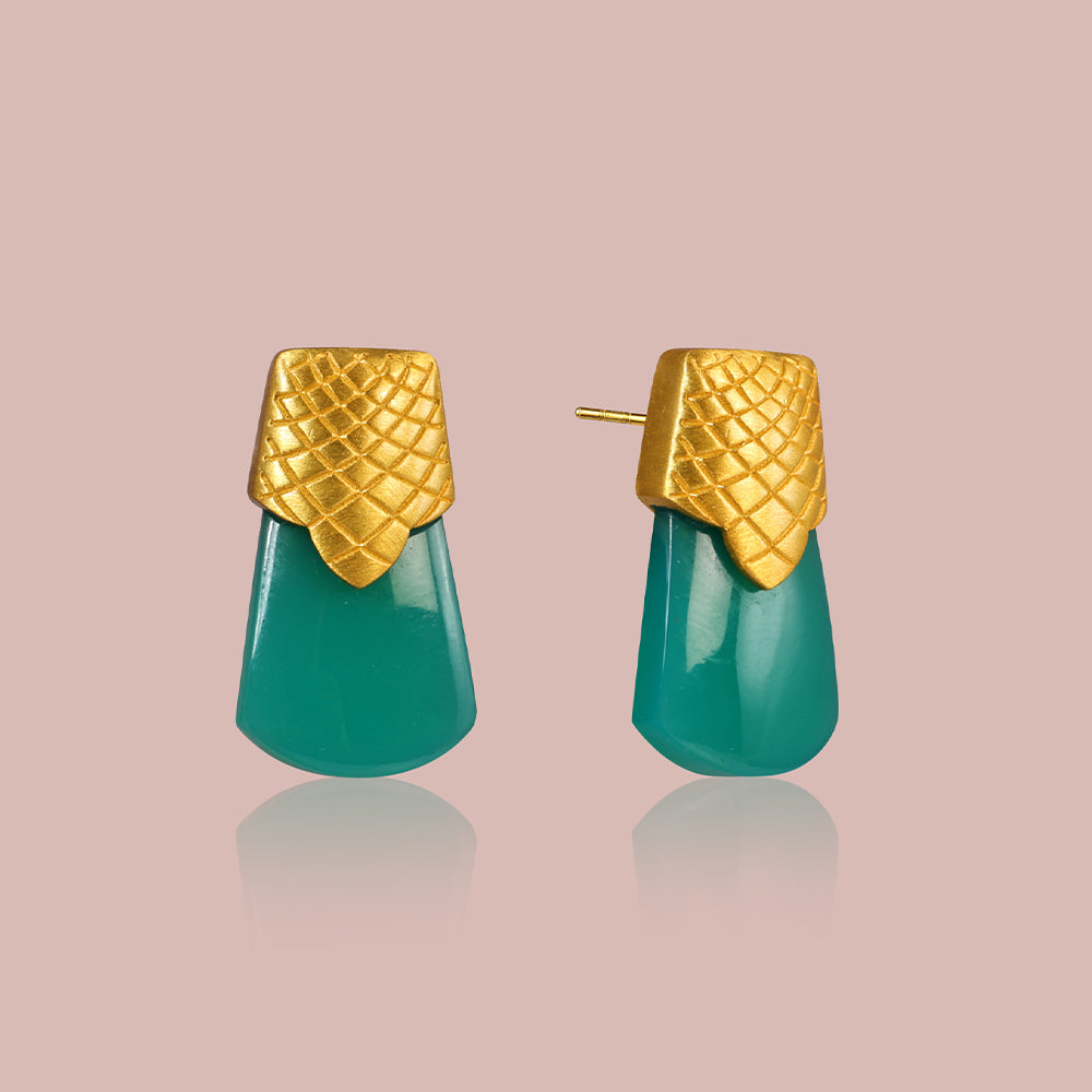 Serpent Verde Studs