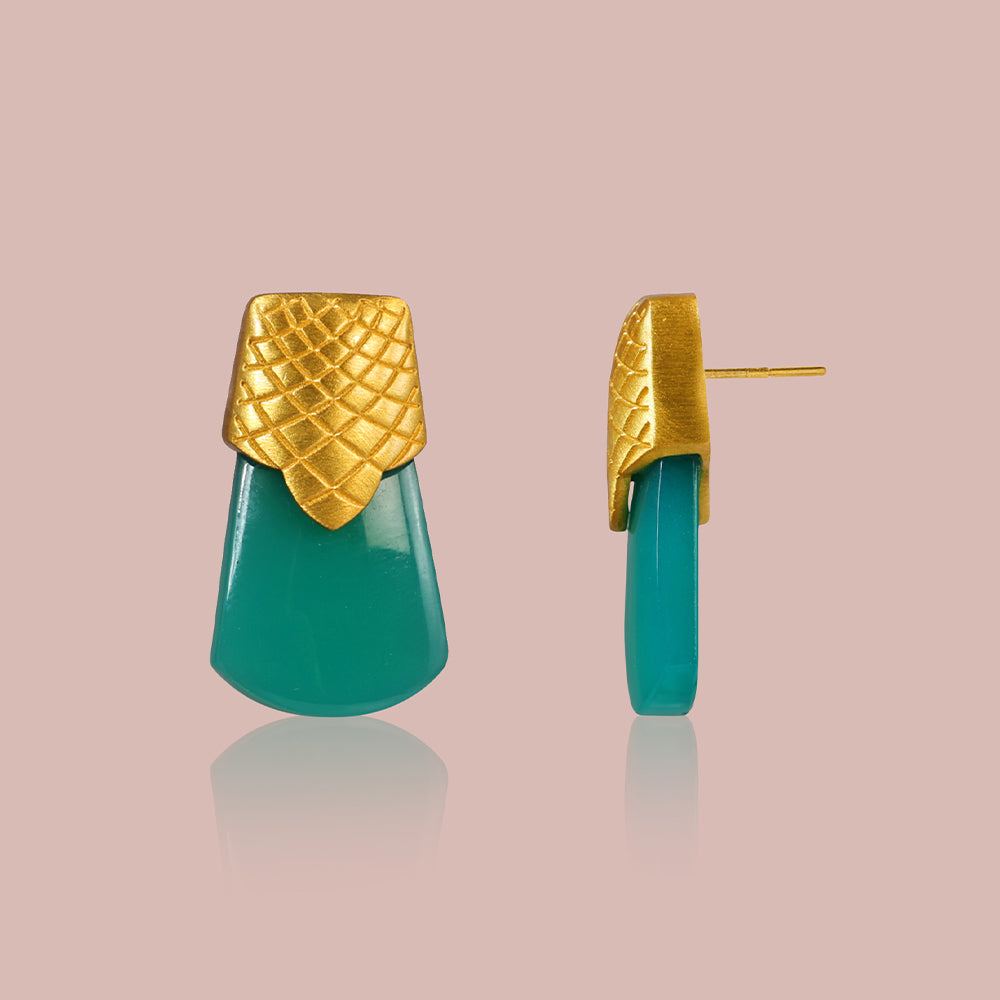 Serpent Verde Studs