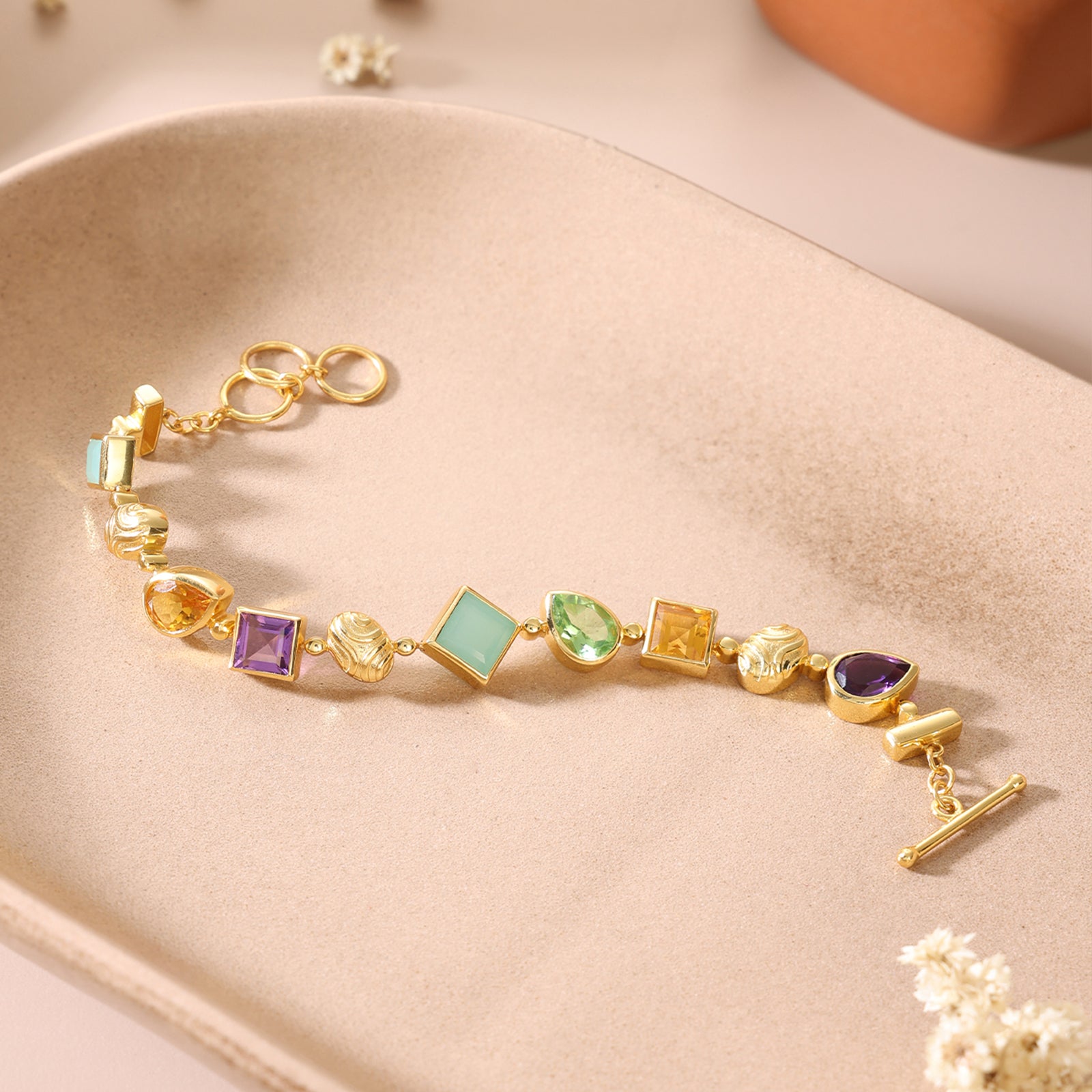 The Kaleidoscope Statement - 92.5 Silver Bracelet