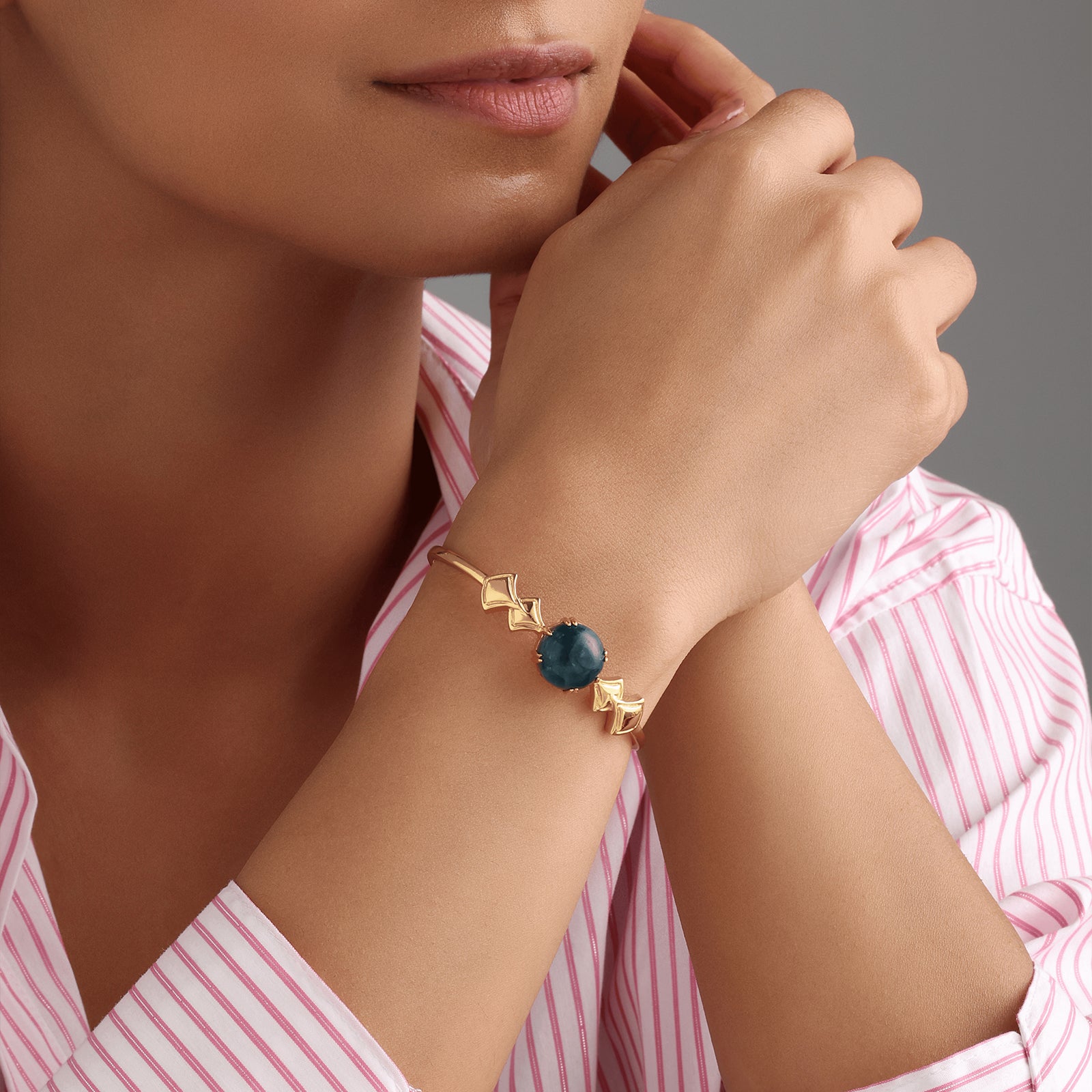 Neon Spade - 92.5 Silver Bracelet