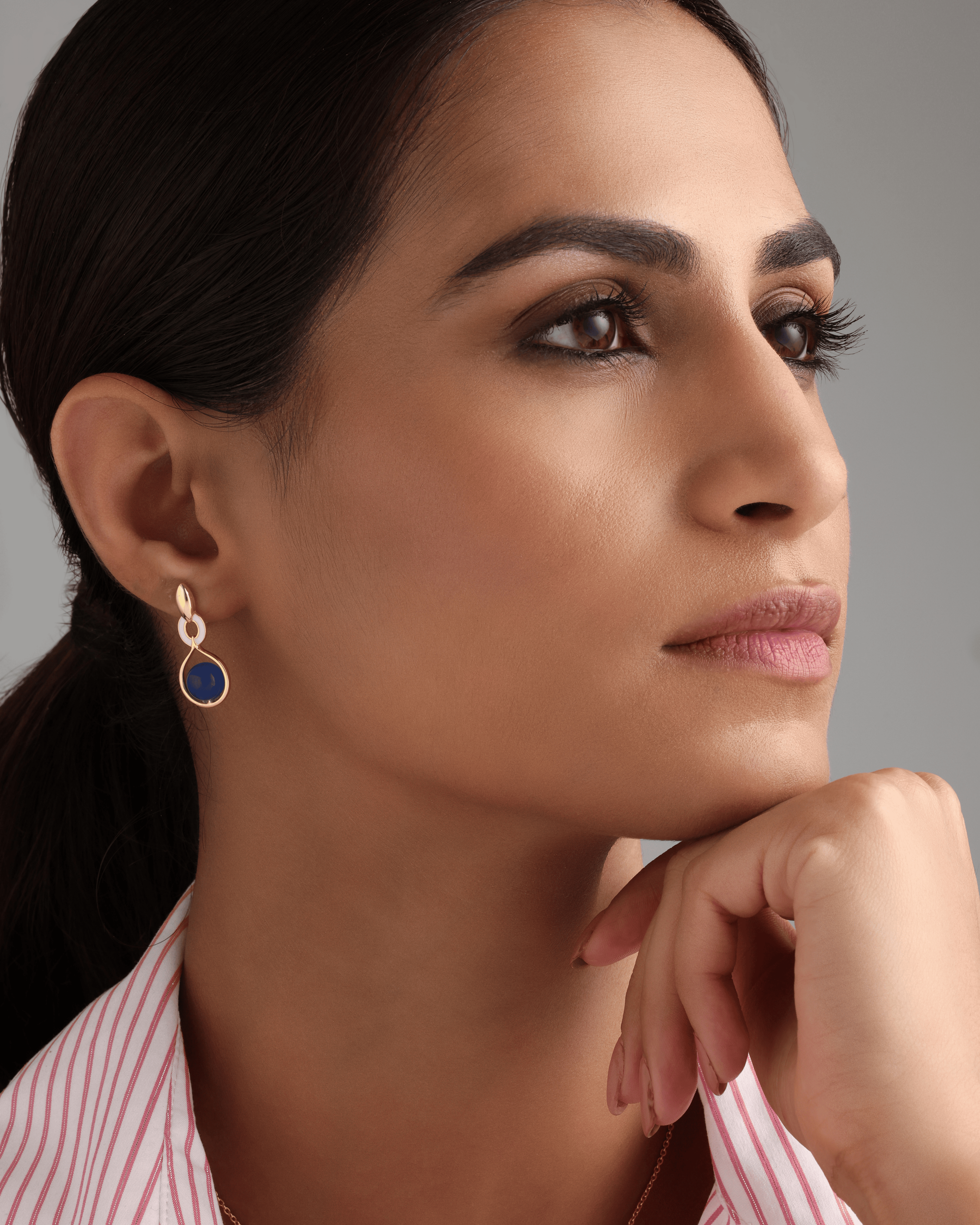 Blue Baari Earring