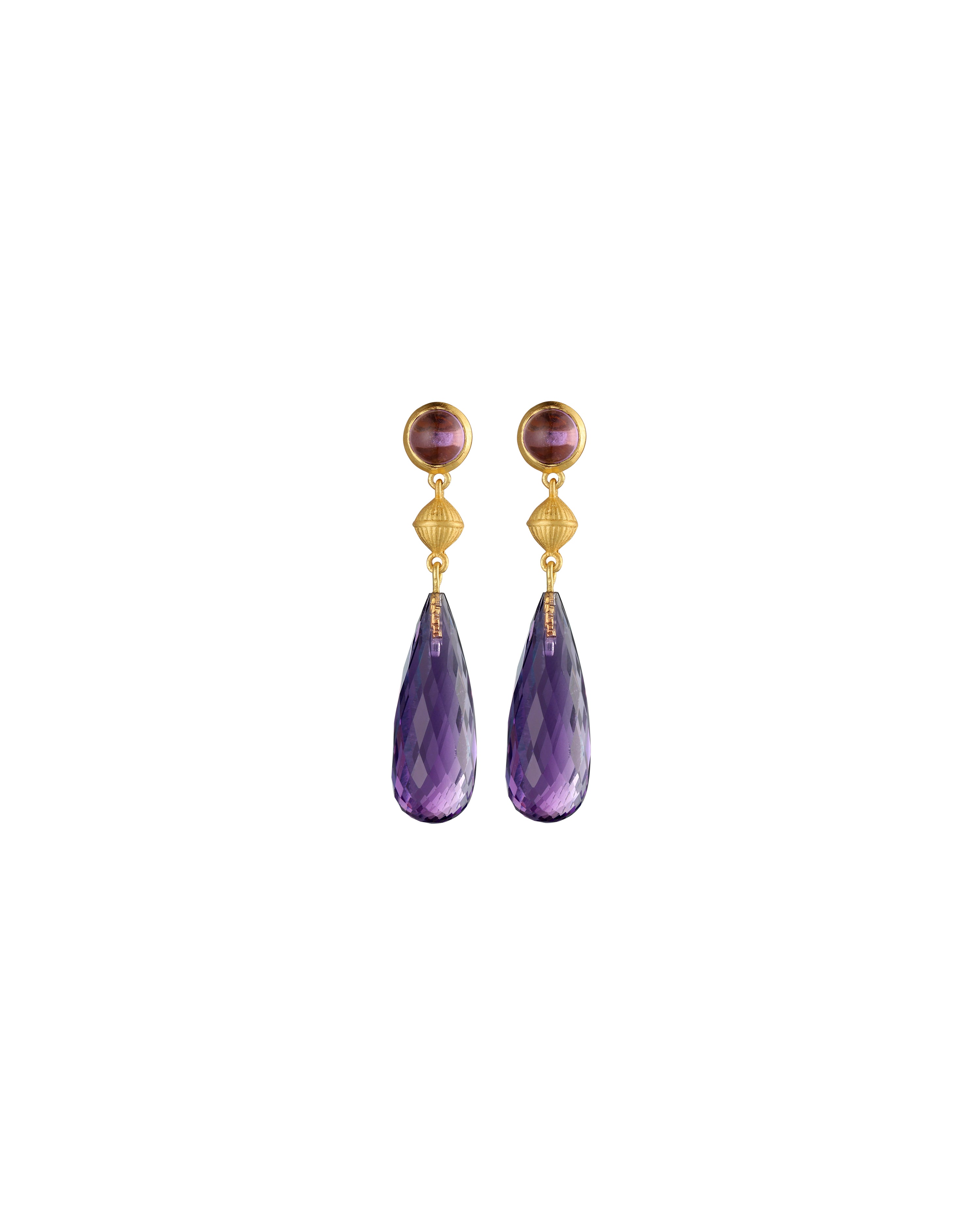 Amethyst Royal Prism Earring