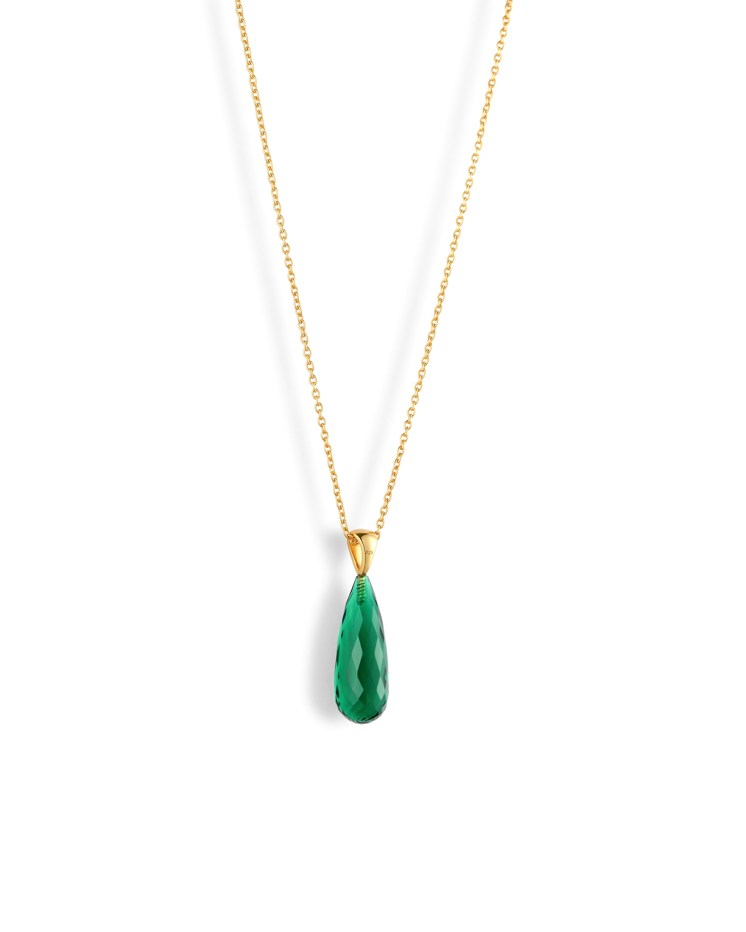 Emerald Royal Prism Necklace