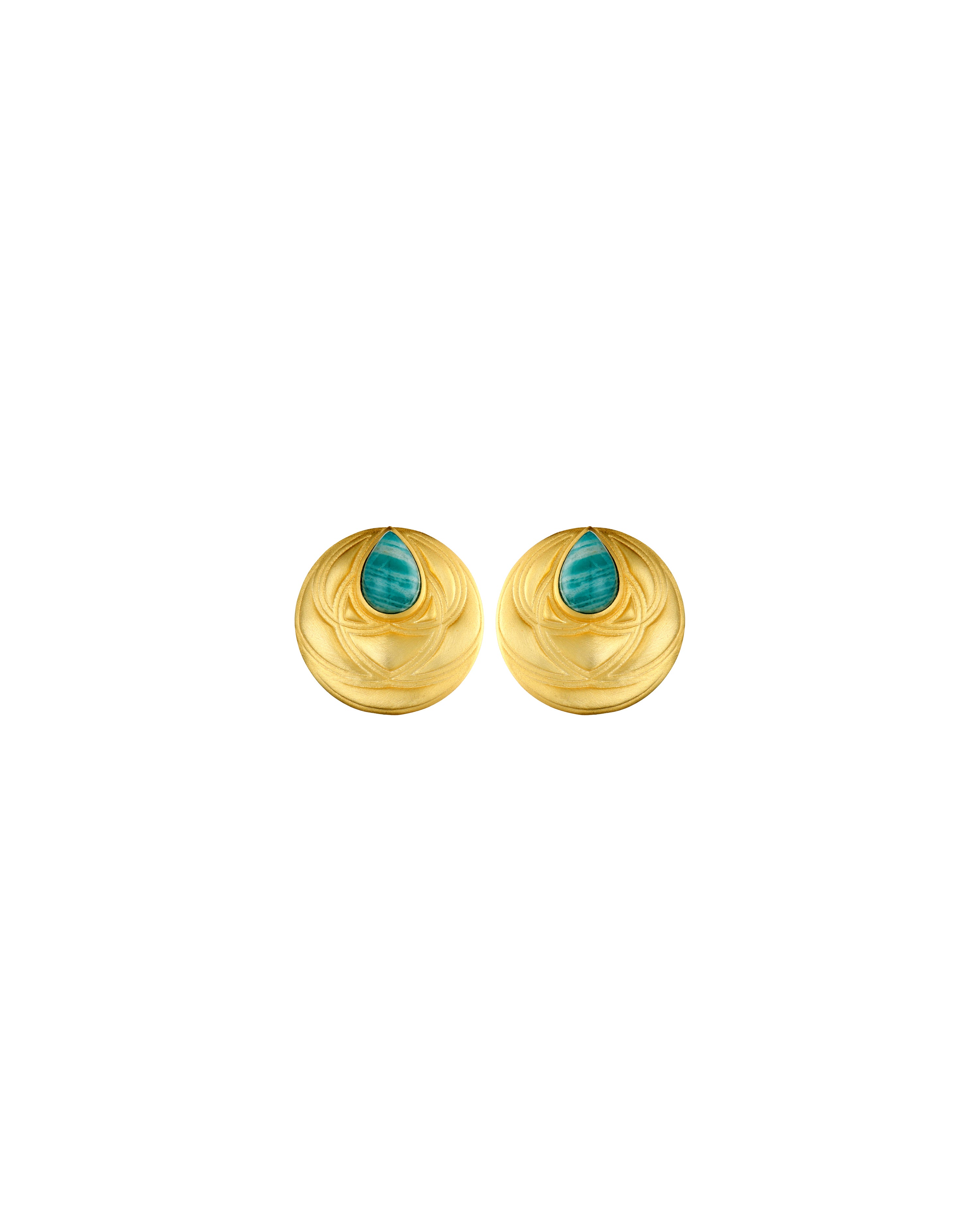 Arkya Studs - Amazonite