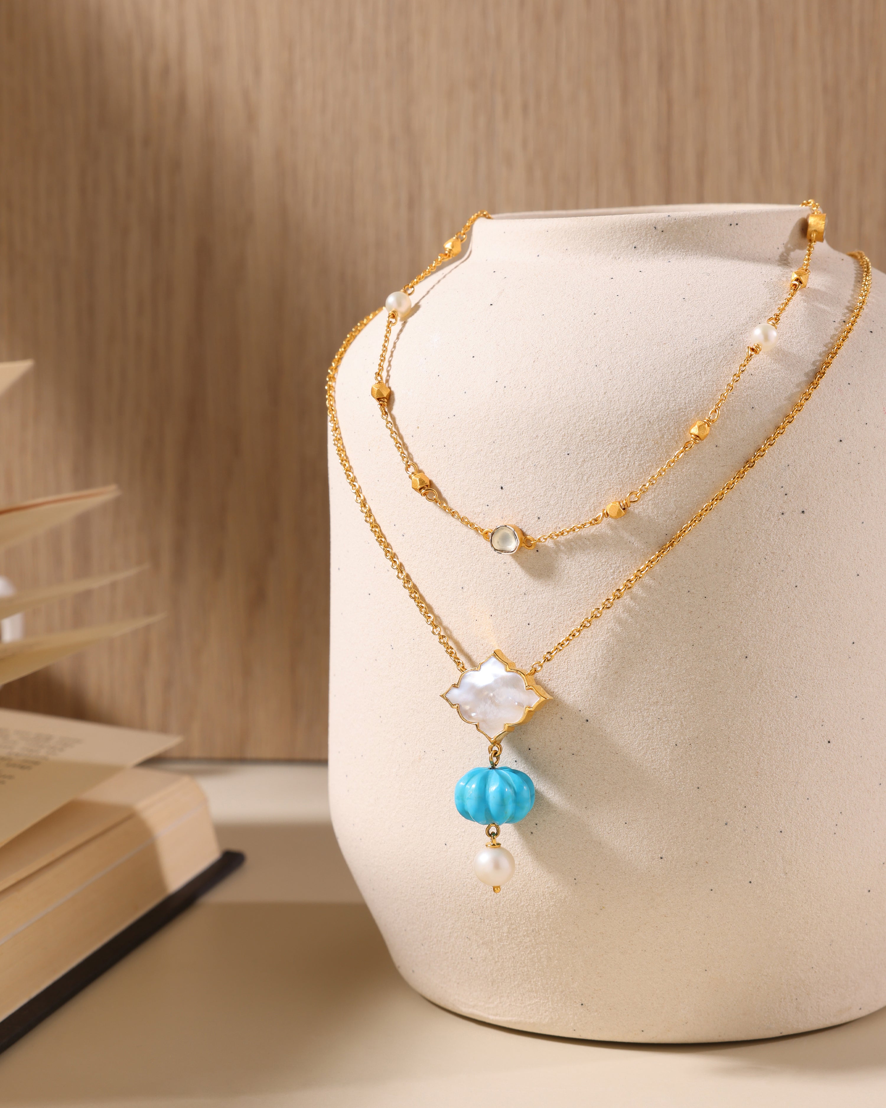 Feroza Lune & Polki Stackable
