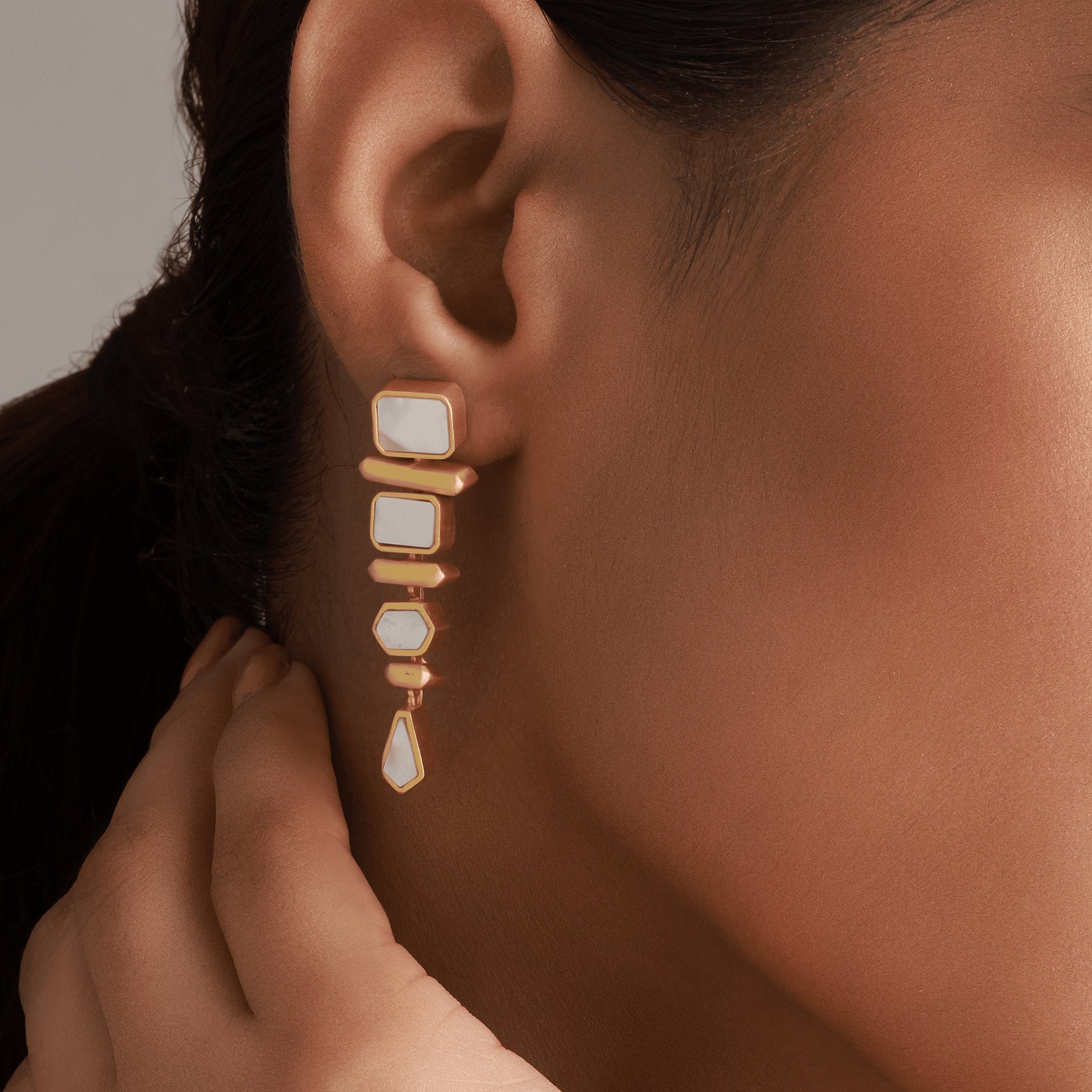 Moonfall 92.5 Silver Earring