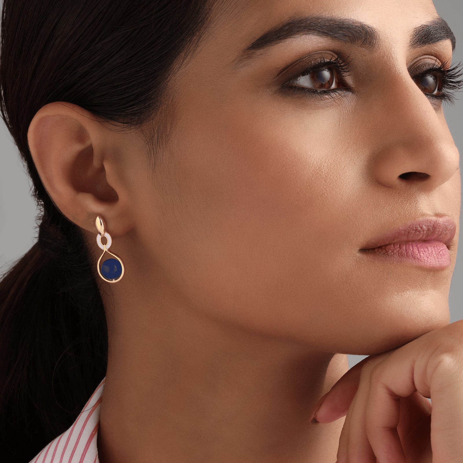 Blue Baari - 92.5 Silver Earring