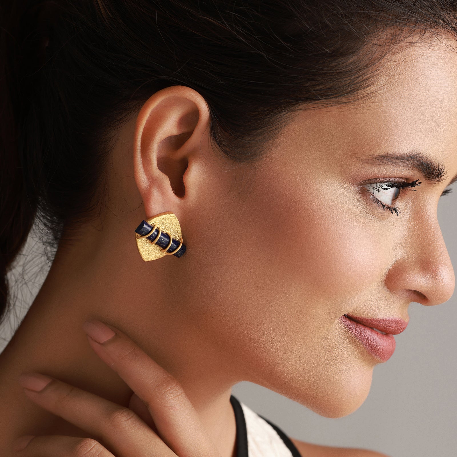 Lapiz Spiral Studs - 92.5 Silver