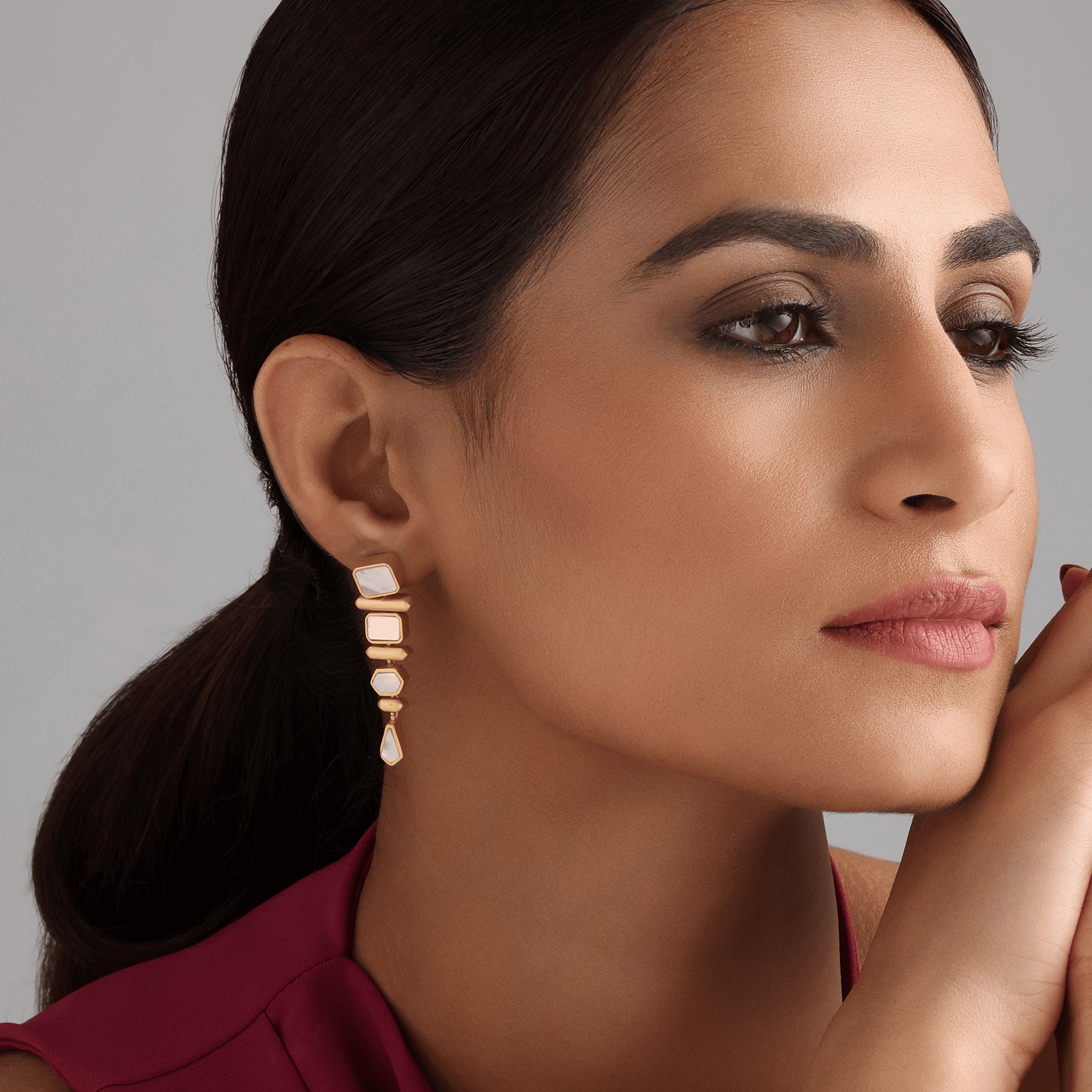 Moonfall 92.5 Silver Earring