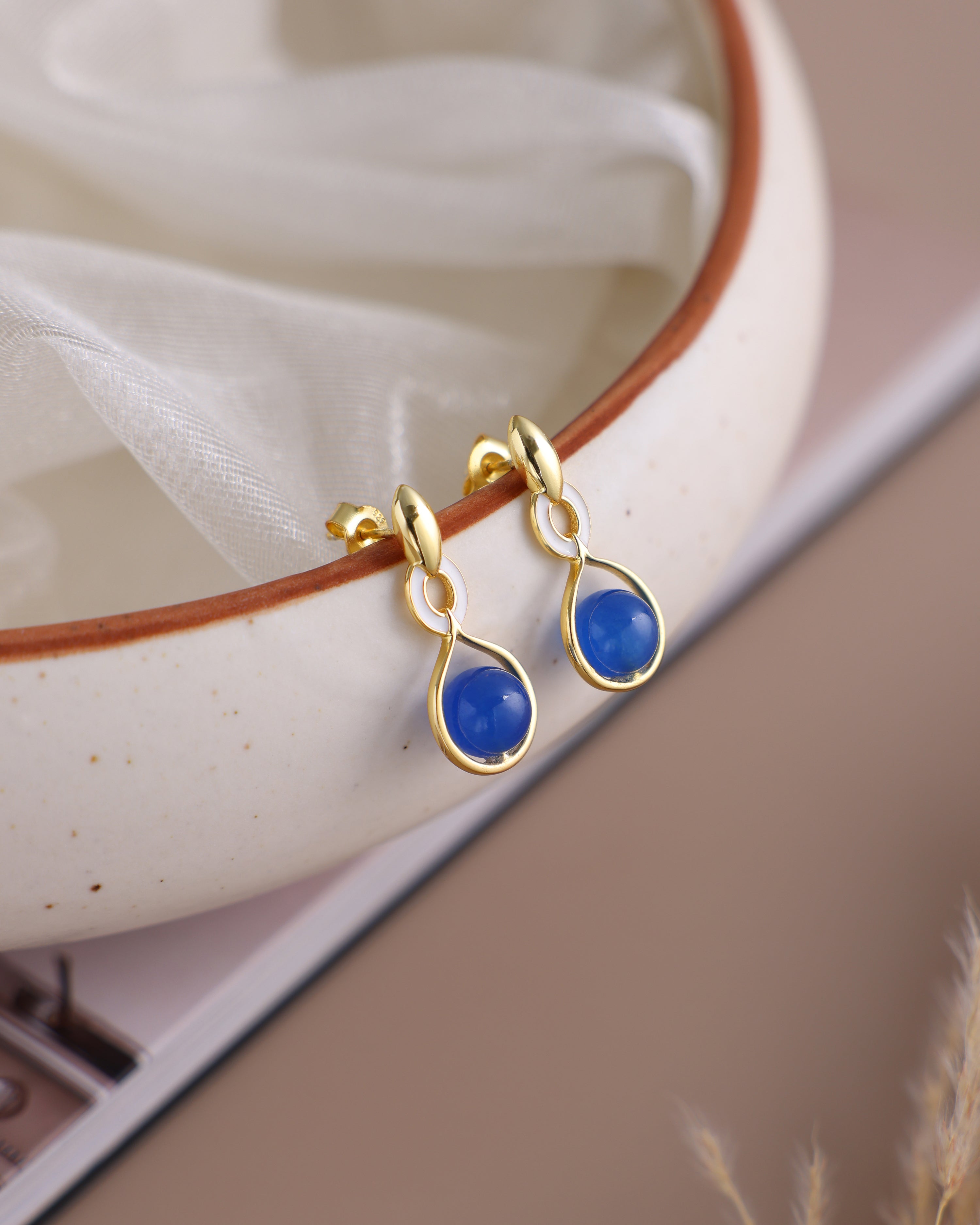 Blue Baari Earring