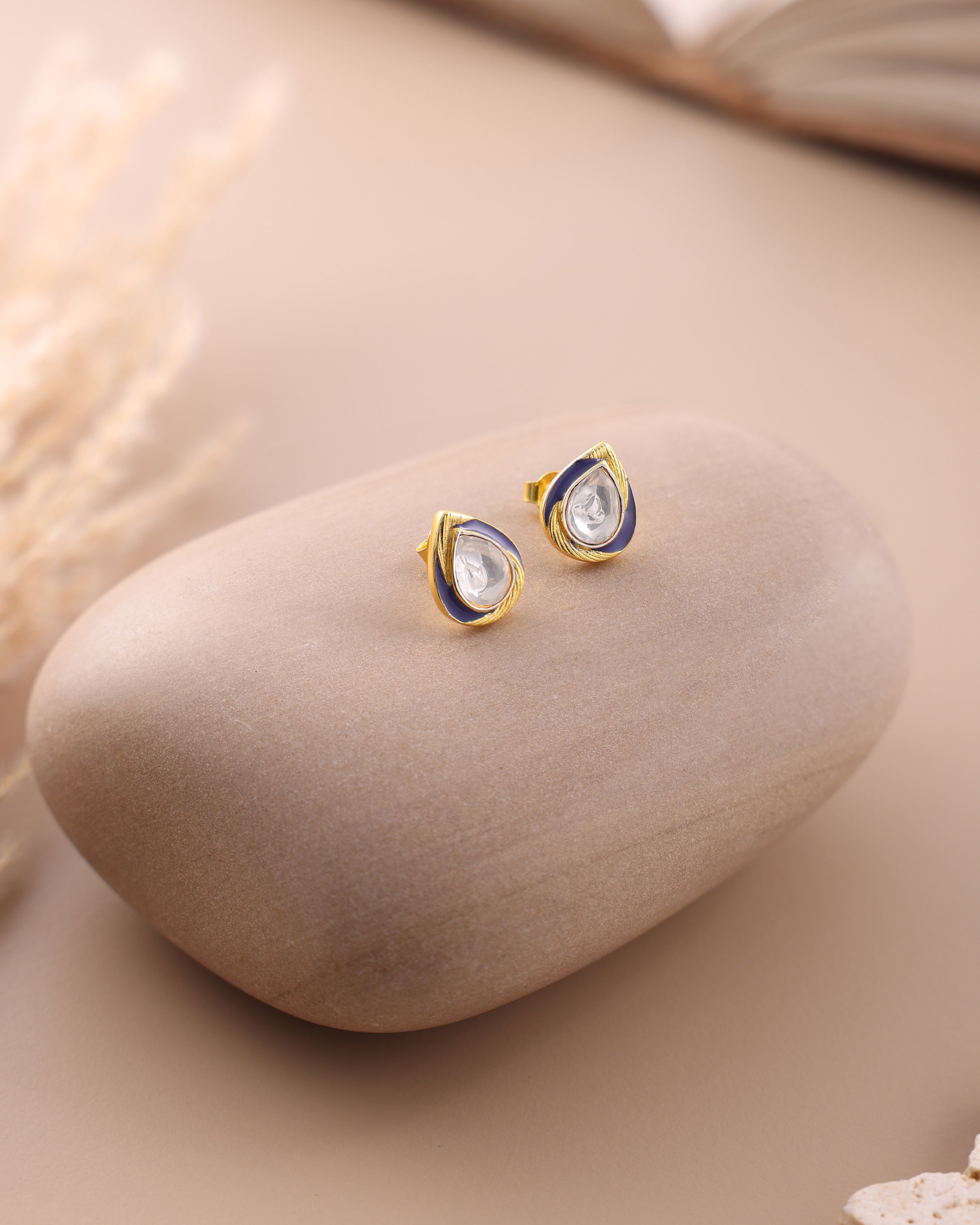 Noor Polki Studs