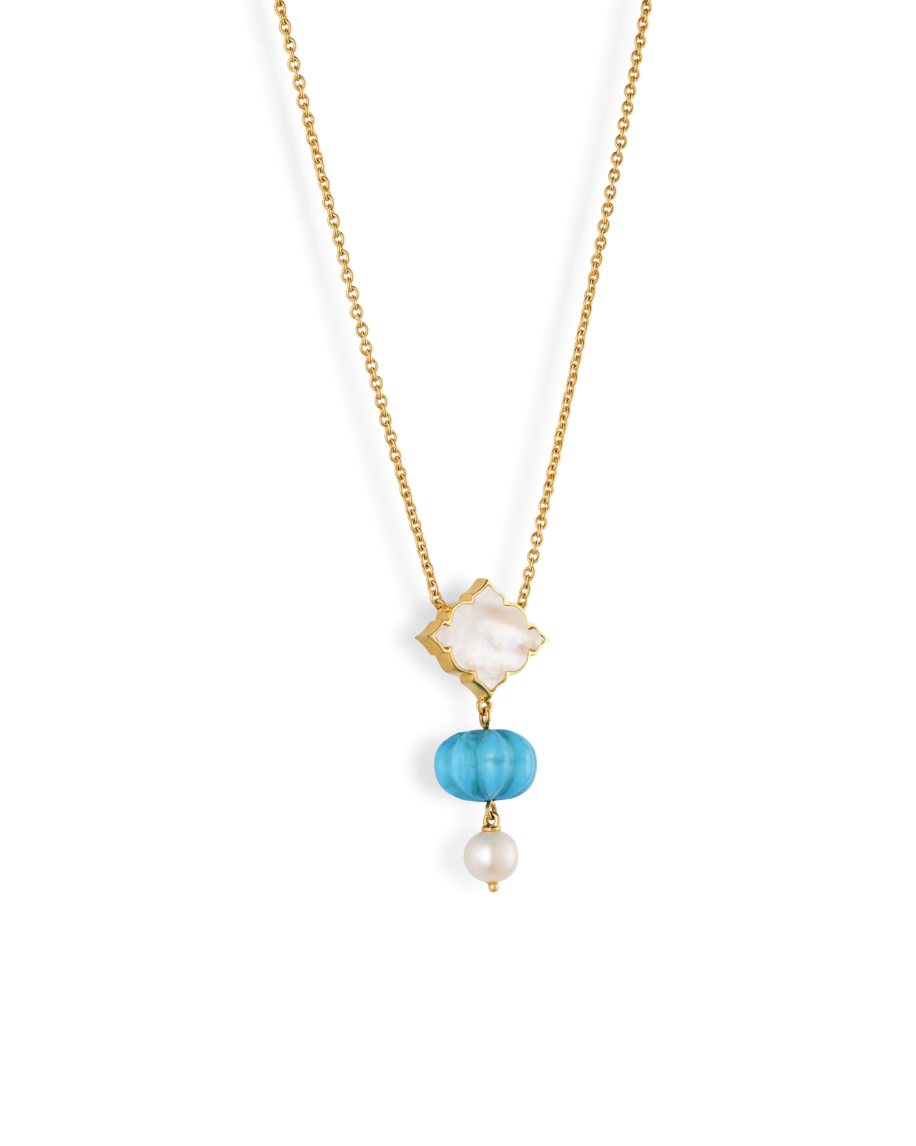 Feroza Lune Necklace