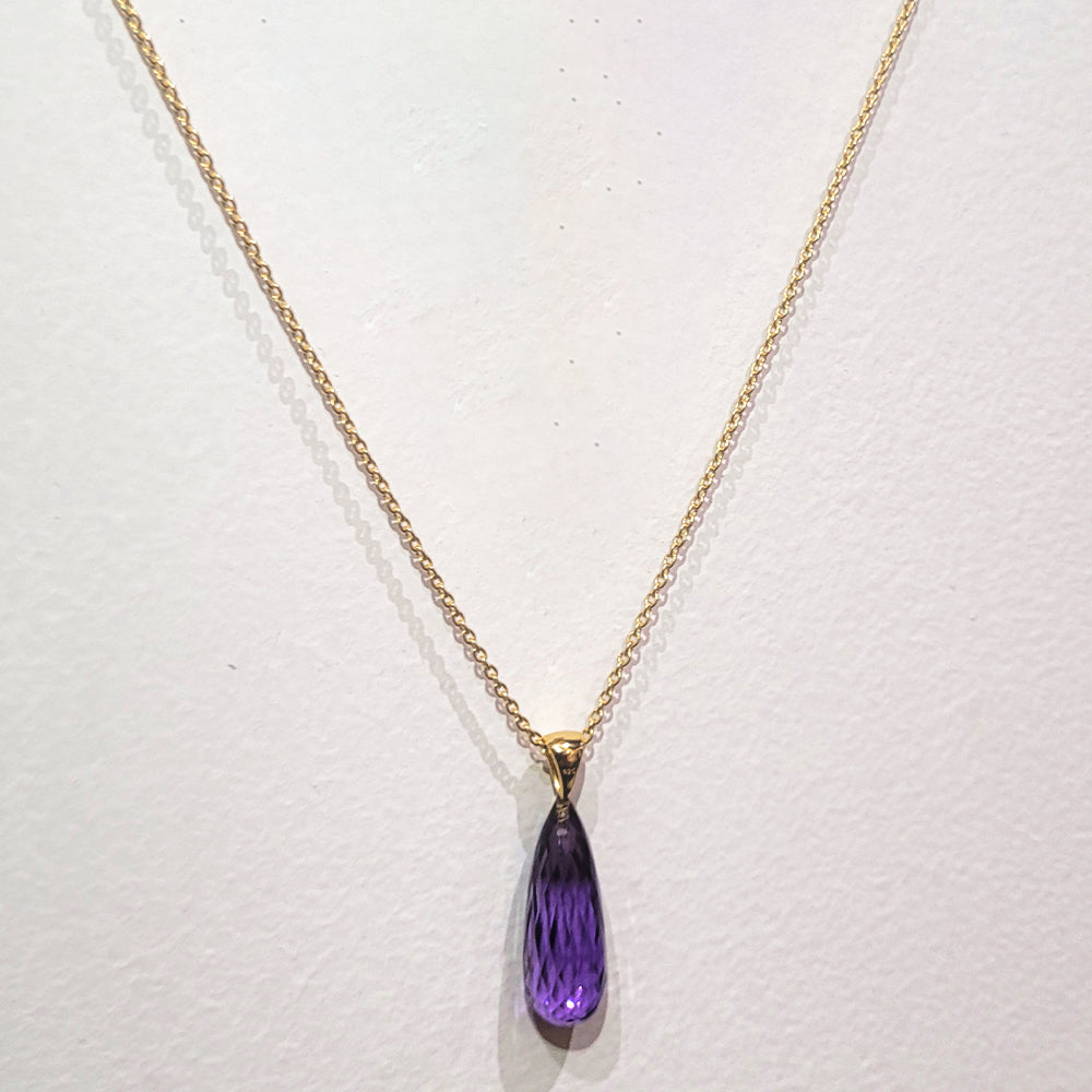 Amethyst Royal Prism Necklace