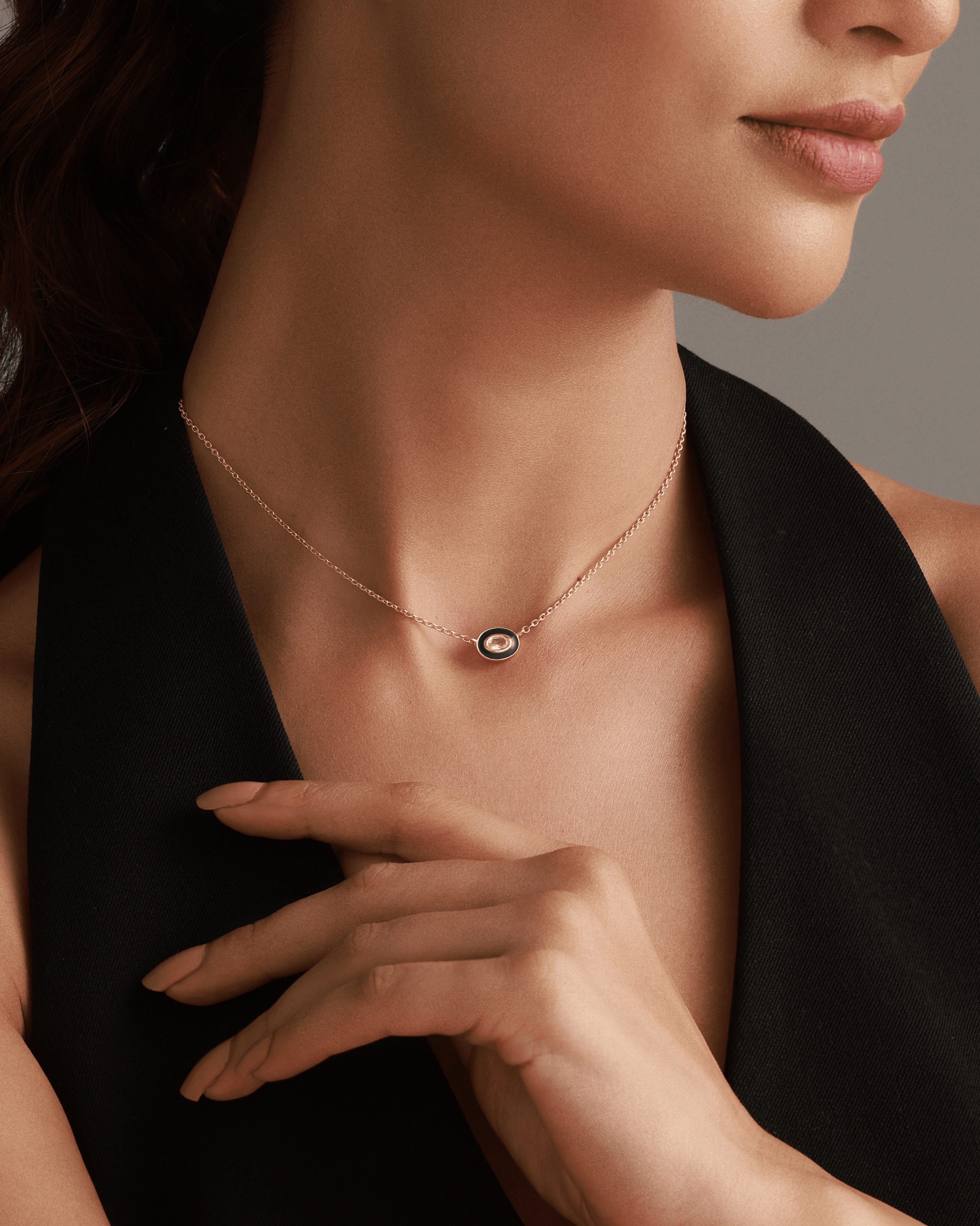 Midnight Dot Necklace