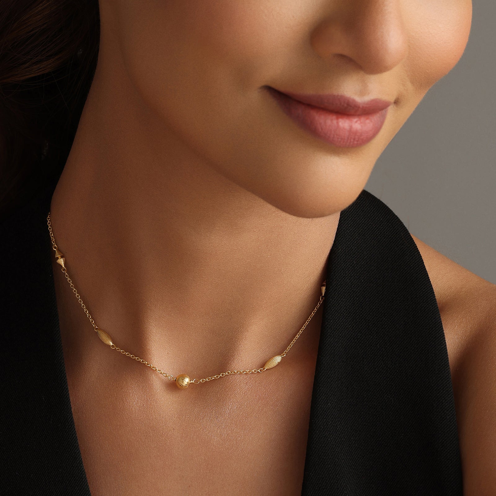 Golden Dori - 92.5 Silver Necklace