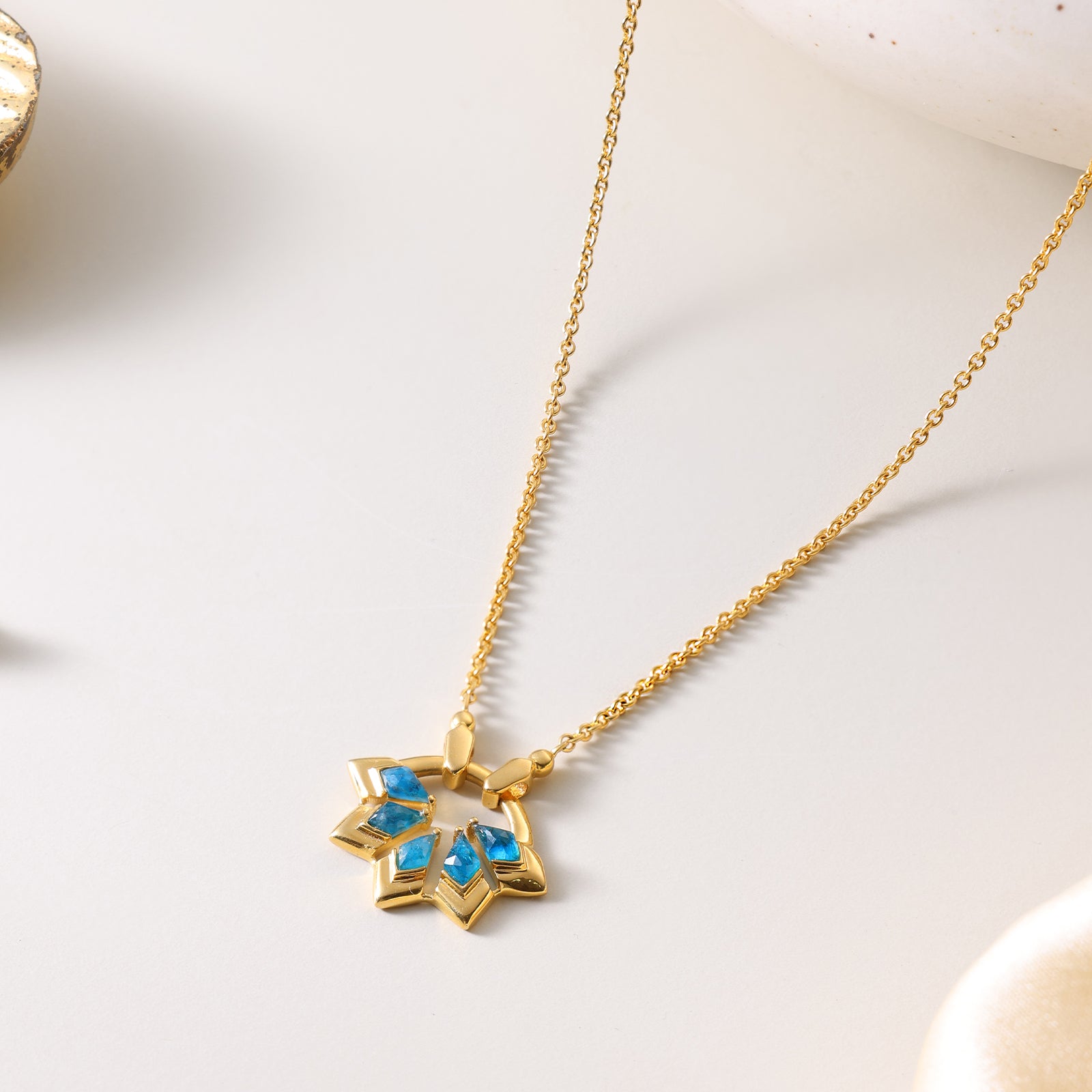 Neon Skyfive - 92.5 Silver Necklace