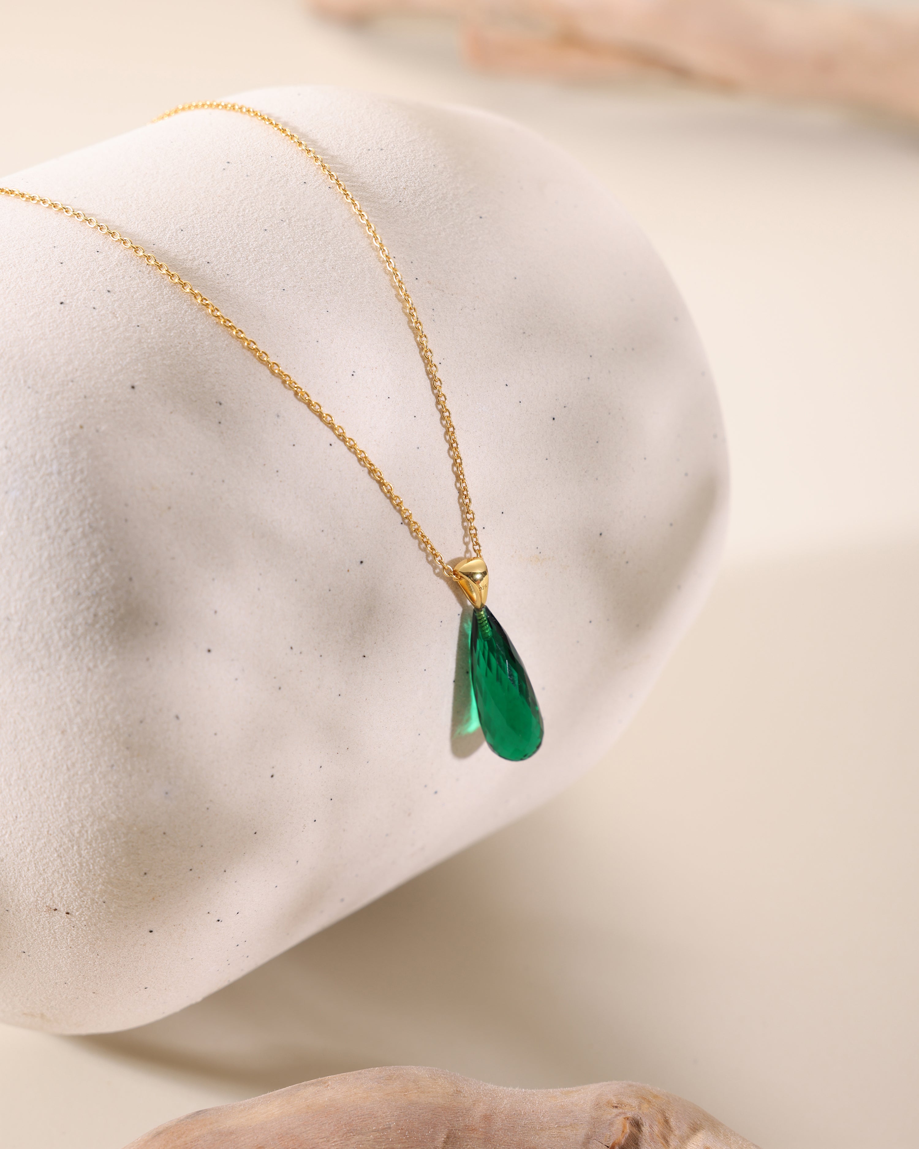Emerald Royal Prism Necklace