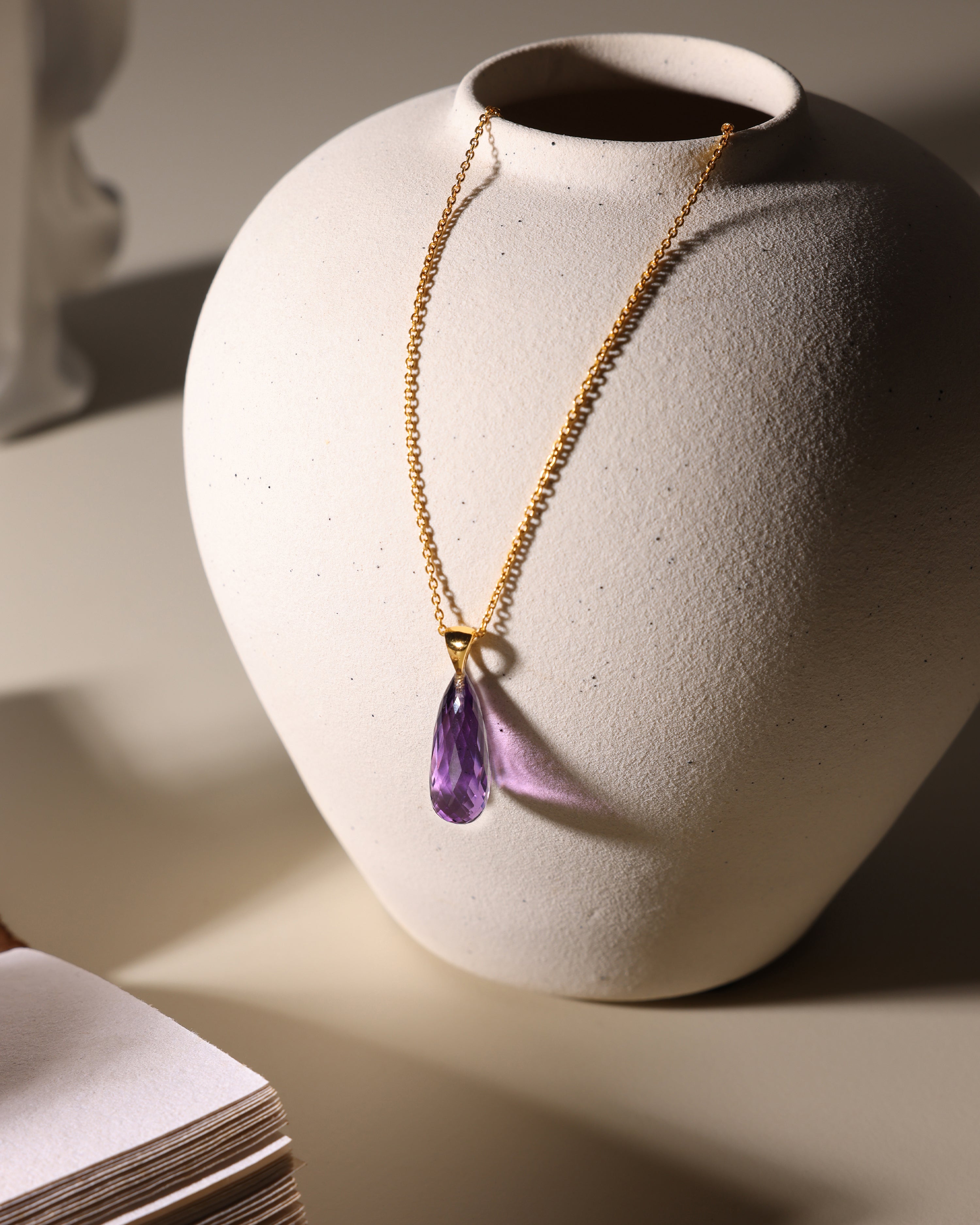 Amethyst Royal Prism Necklace