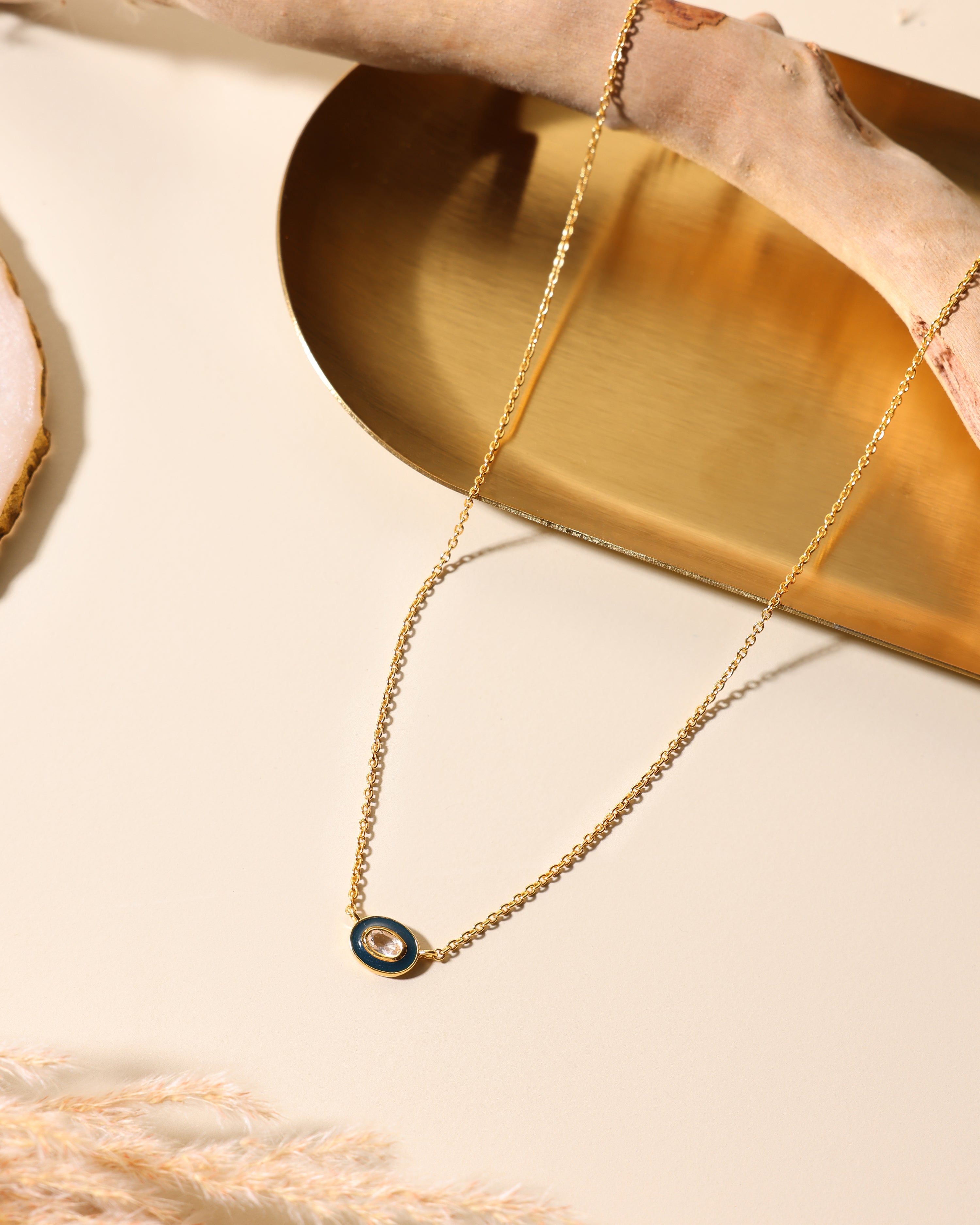 Midnight Dot Necklace