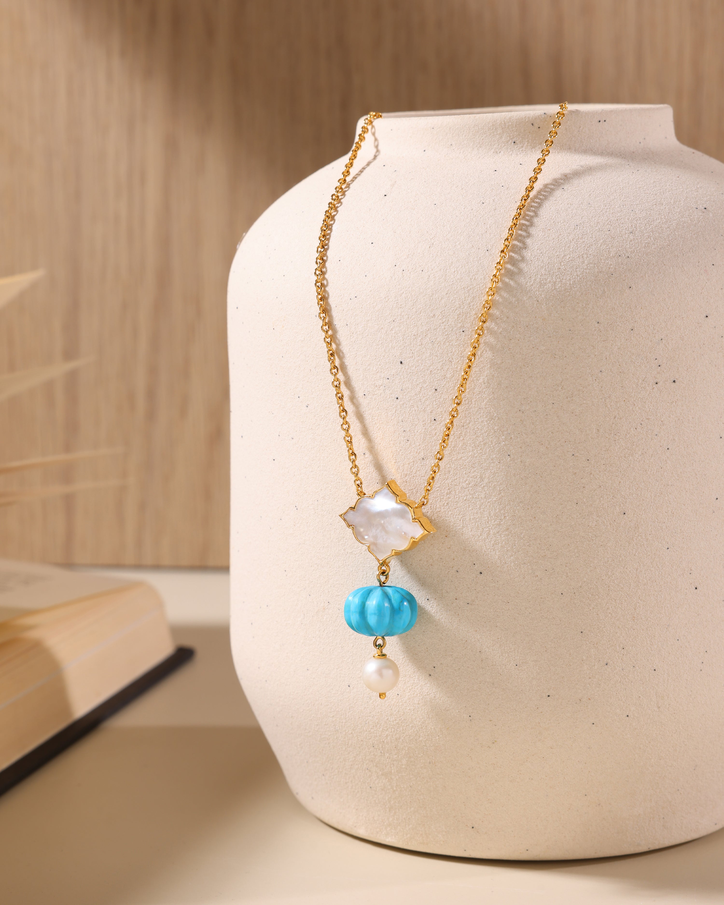Feroza Lune Necklace
