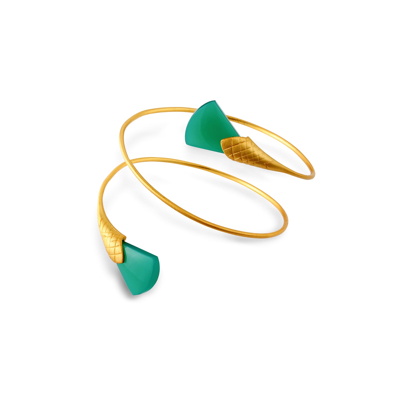 Serpent Verde - 92.5 Silver Bracelet