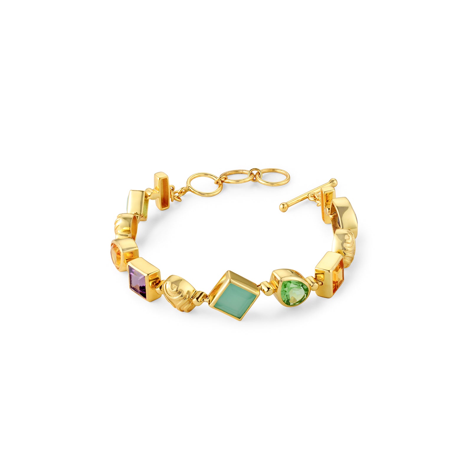 The Kaleidoscope Statement - 92.5 Silver Bracelet