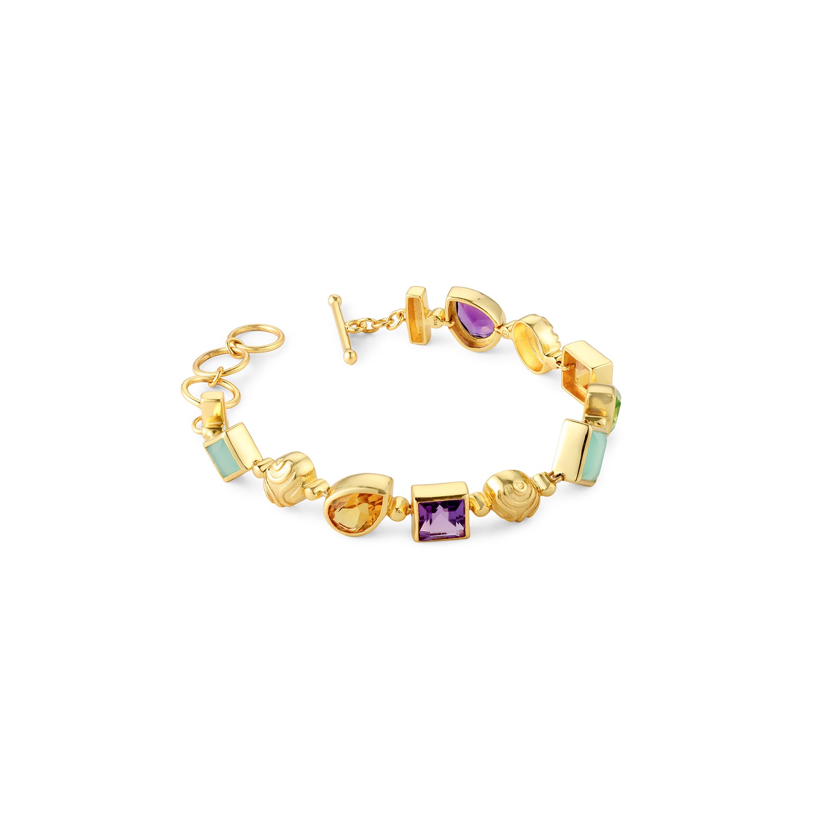 The Kaleidoscope Statement - 92.5 Silver Bracelet