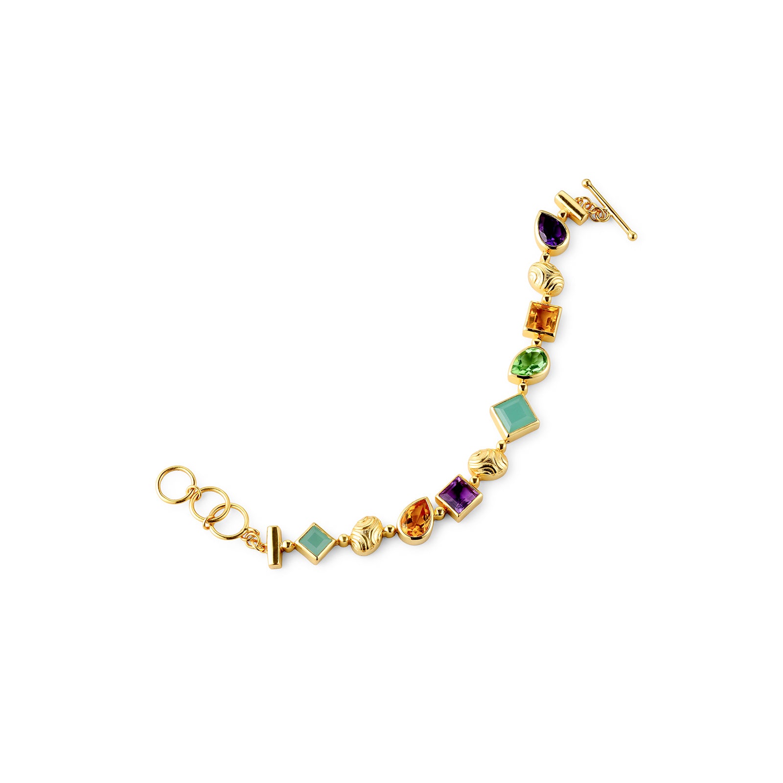 The Kaleidoscope Statement - 92.5 Silver Bracelet