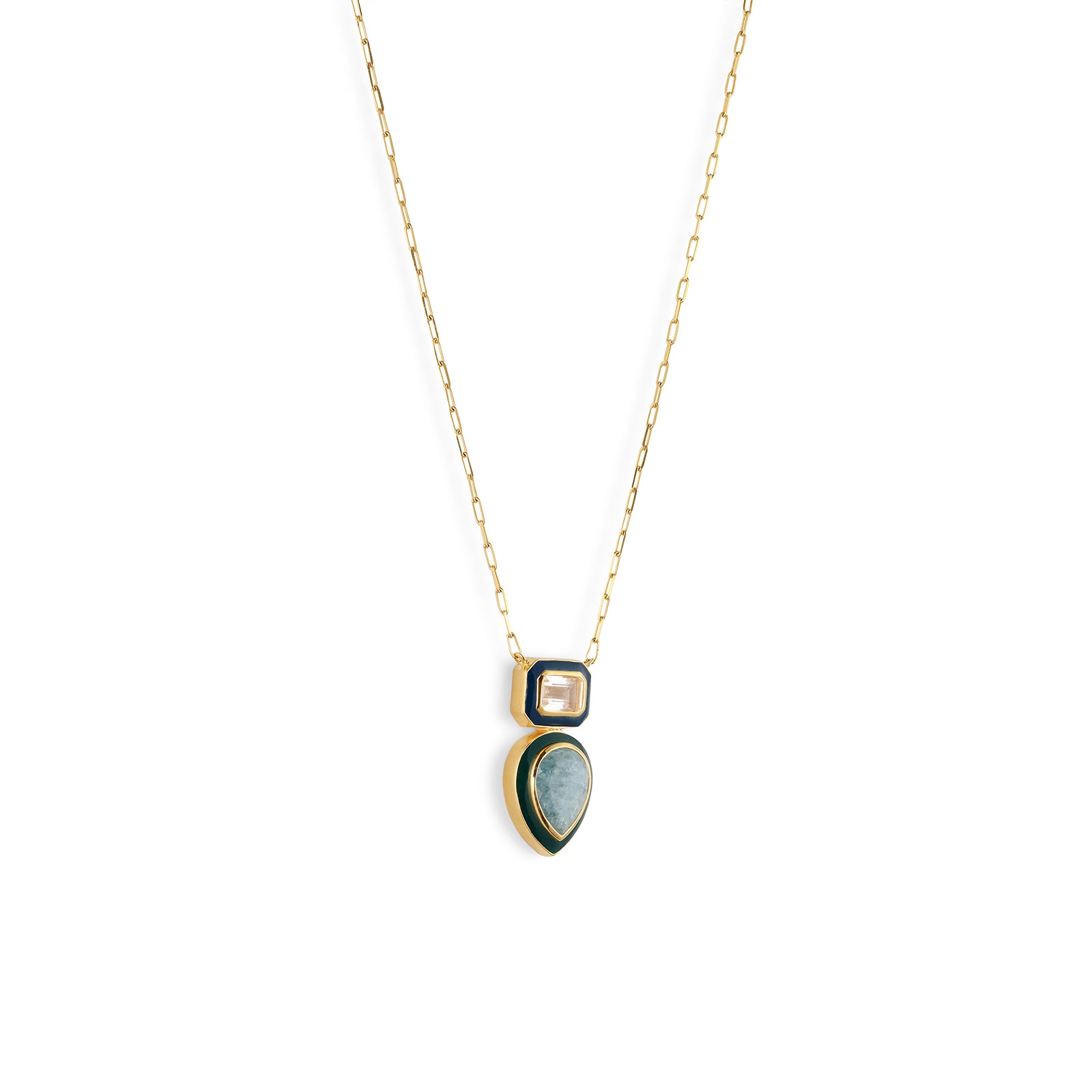 Infinite Drop - 92.5 Silver Necklace