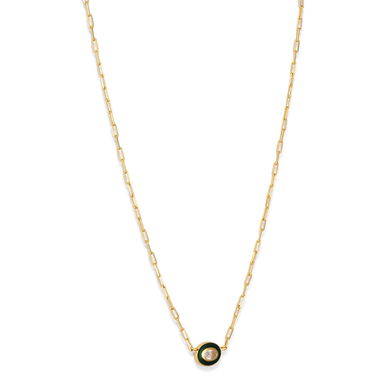 Midnight Dot - 92.5 Silver Necklace