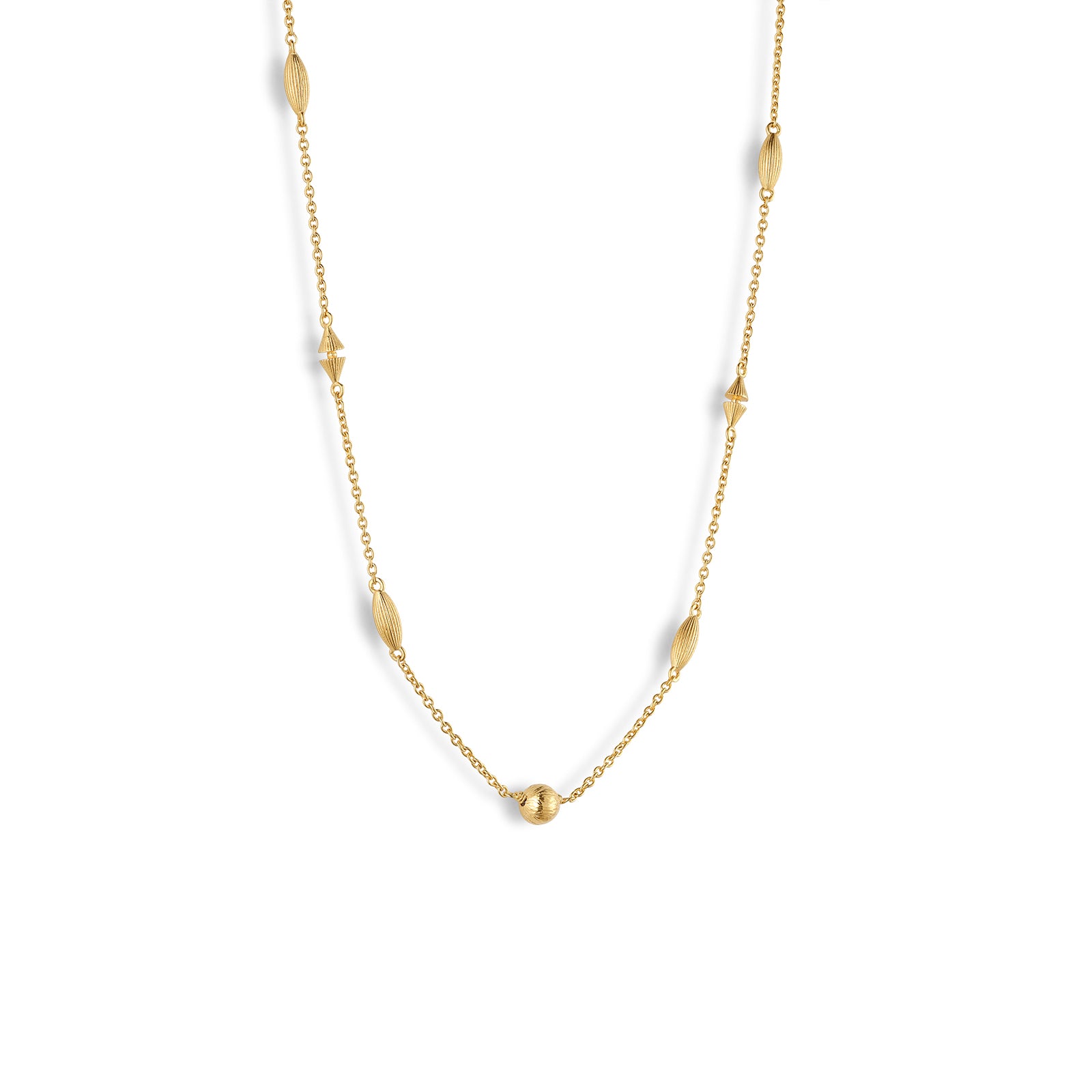 Golden Dori - 92.5 Silver Necklace