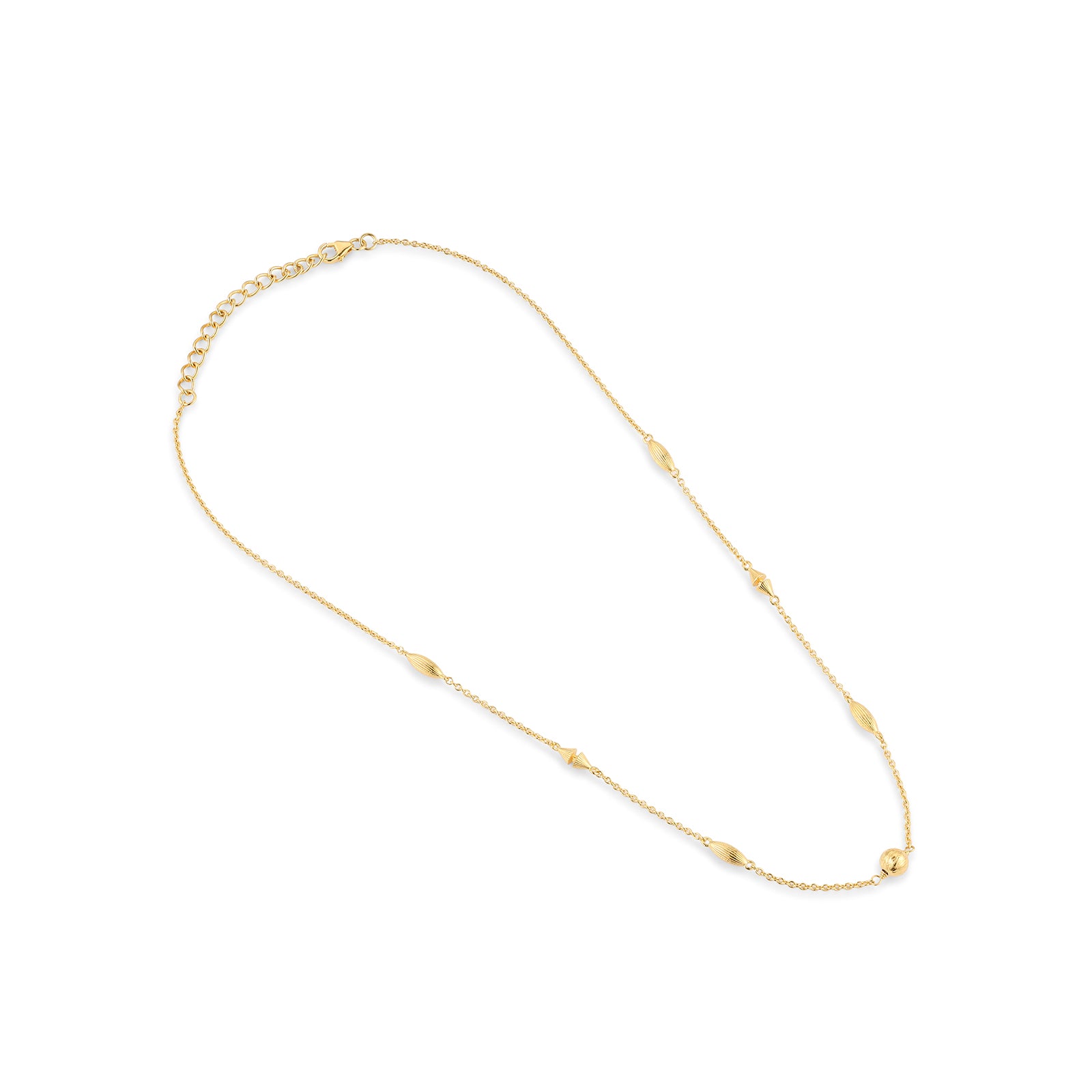 Golden Dori - 92.5 Silver Necklace