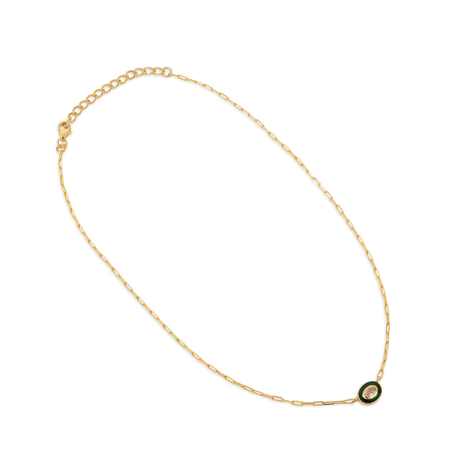 Midnight Dot - 92.5 Silver Necklace