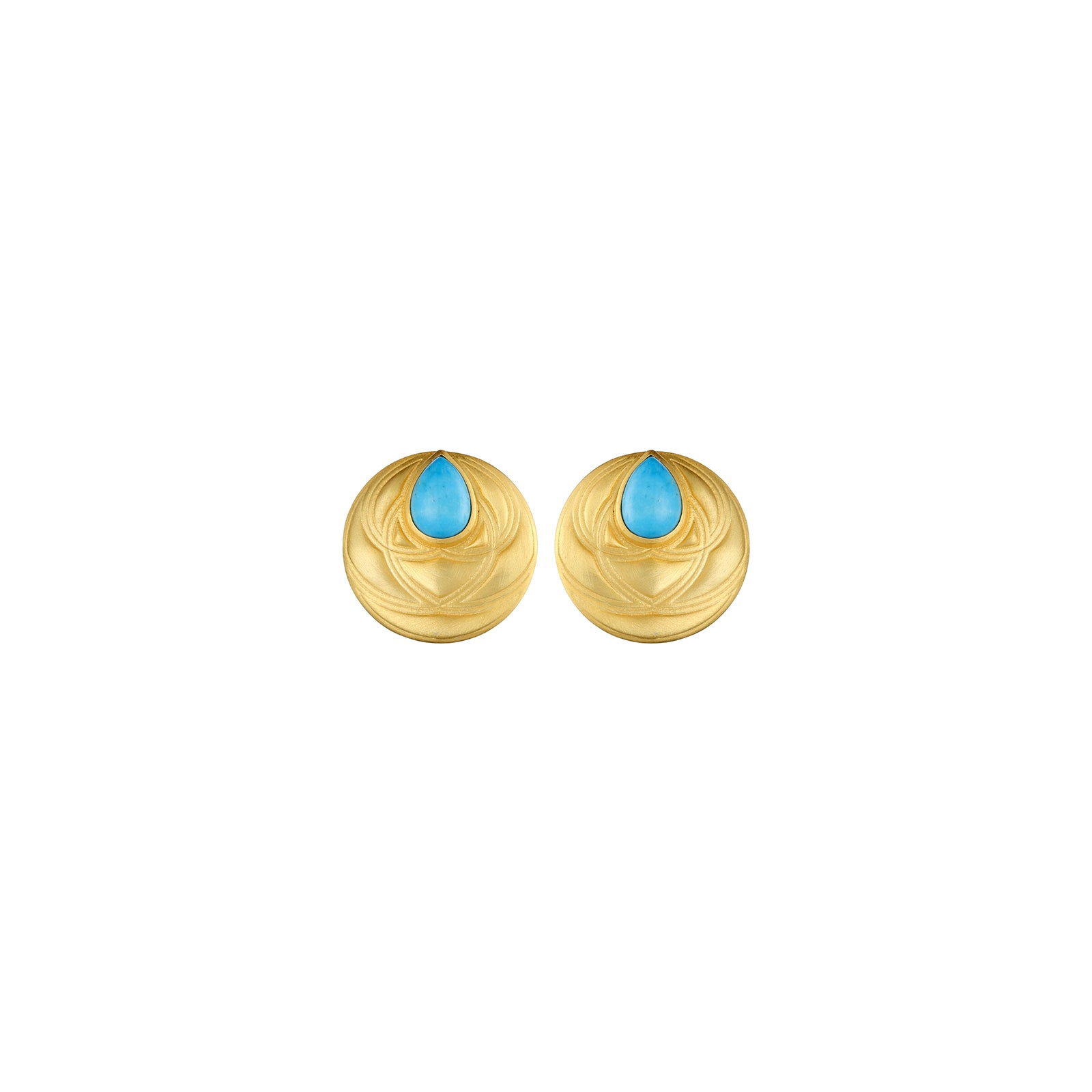 Arkya Feroza Studs - 92.5 Silver