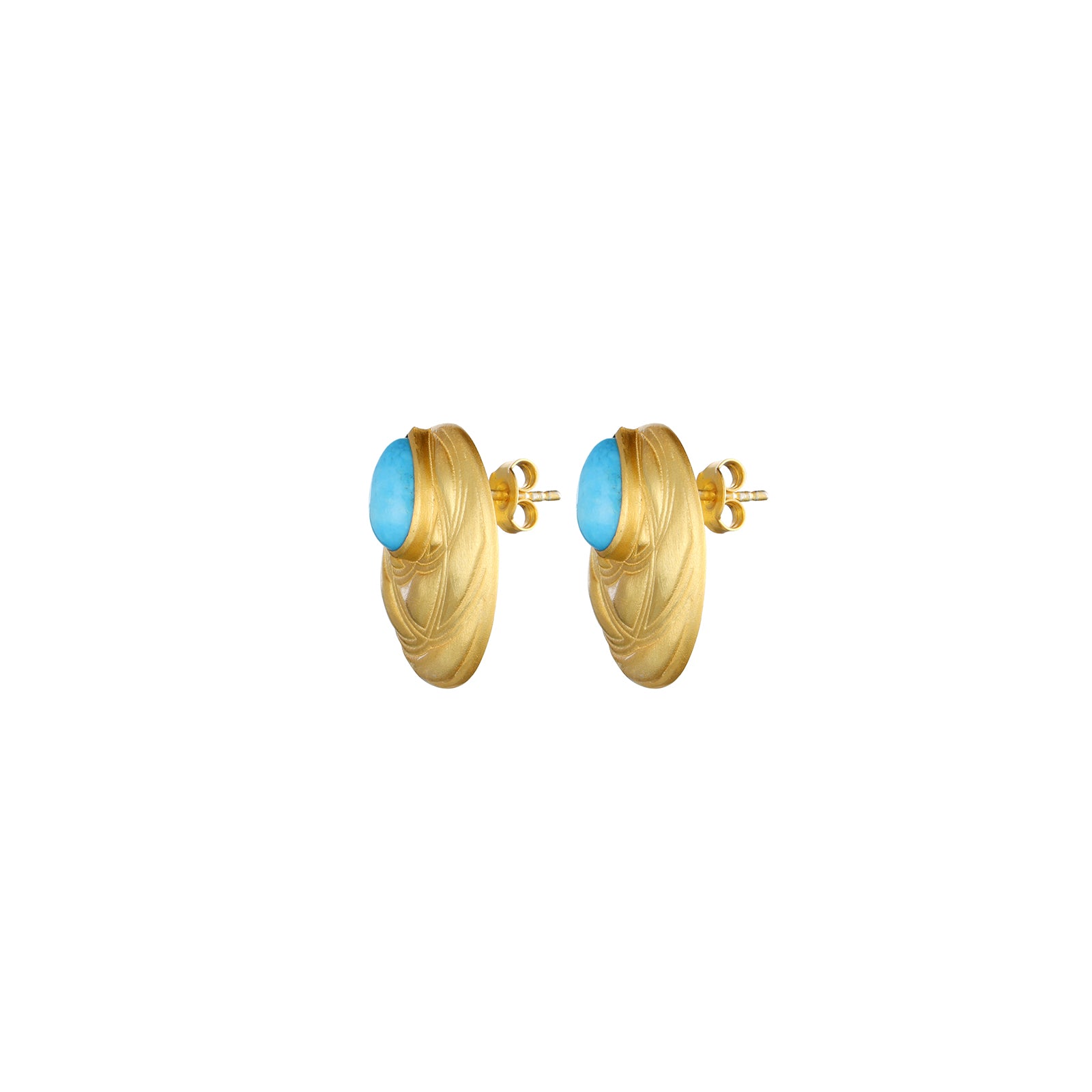 Arkya Feroza Studs - 92.5 Silver