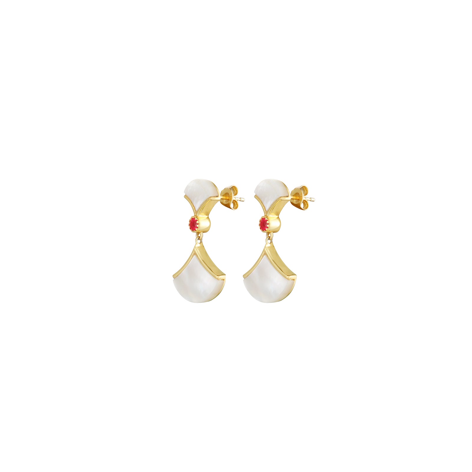 MoonArc Drop - 92.5 Silver Earring