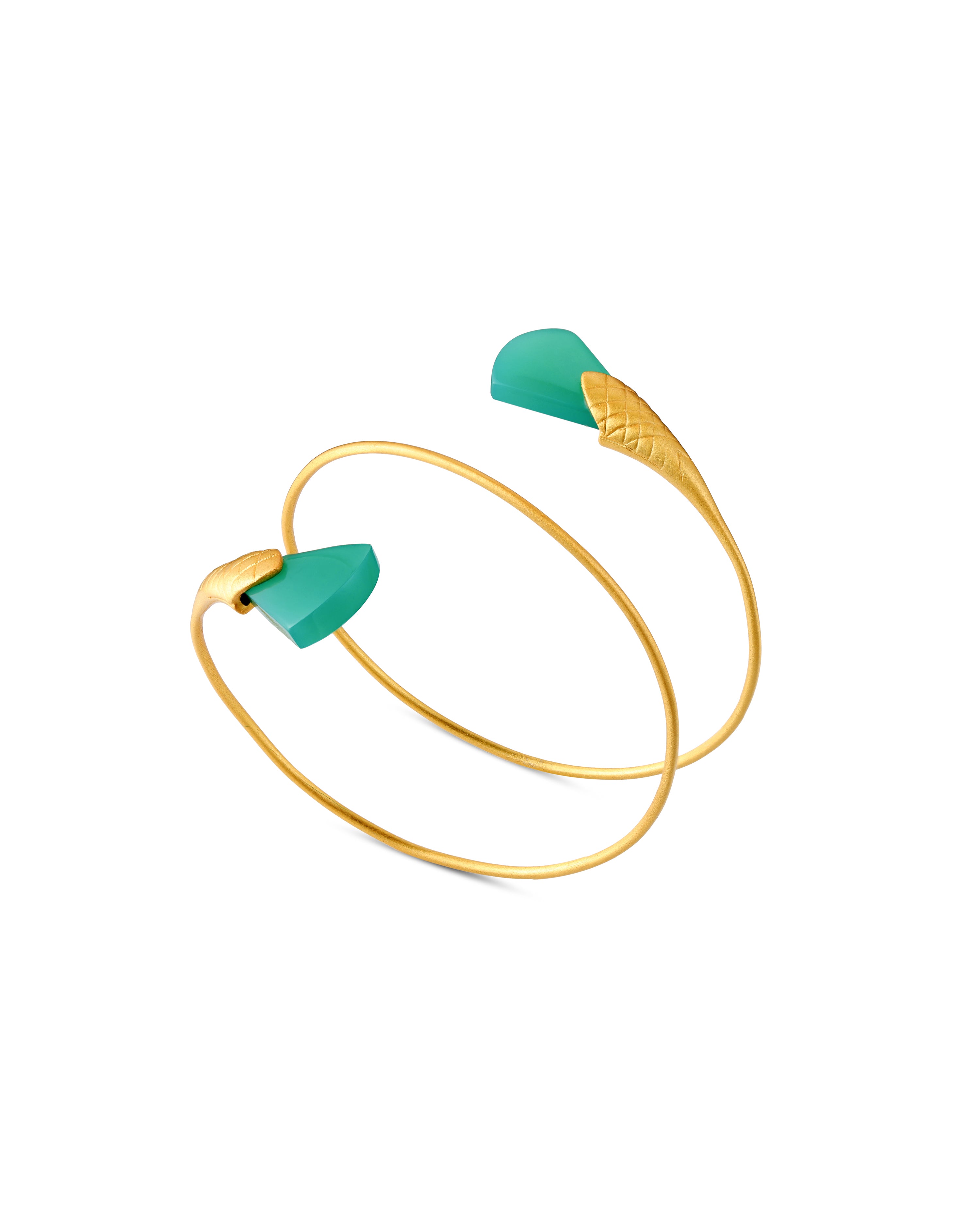 Serpent Verde Cuff
