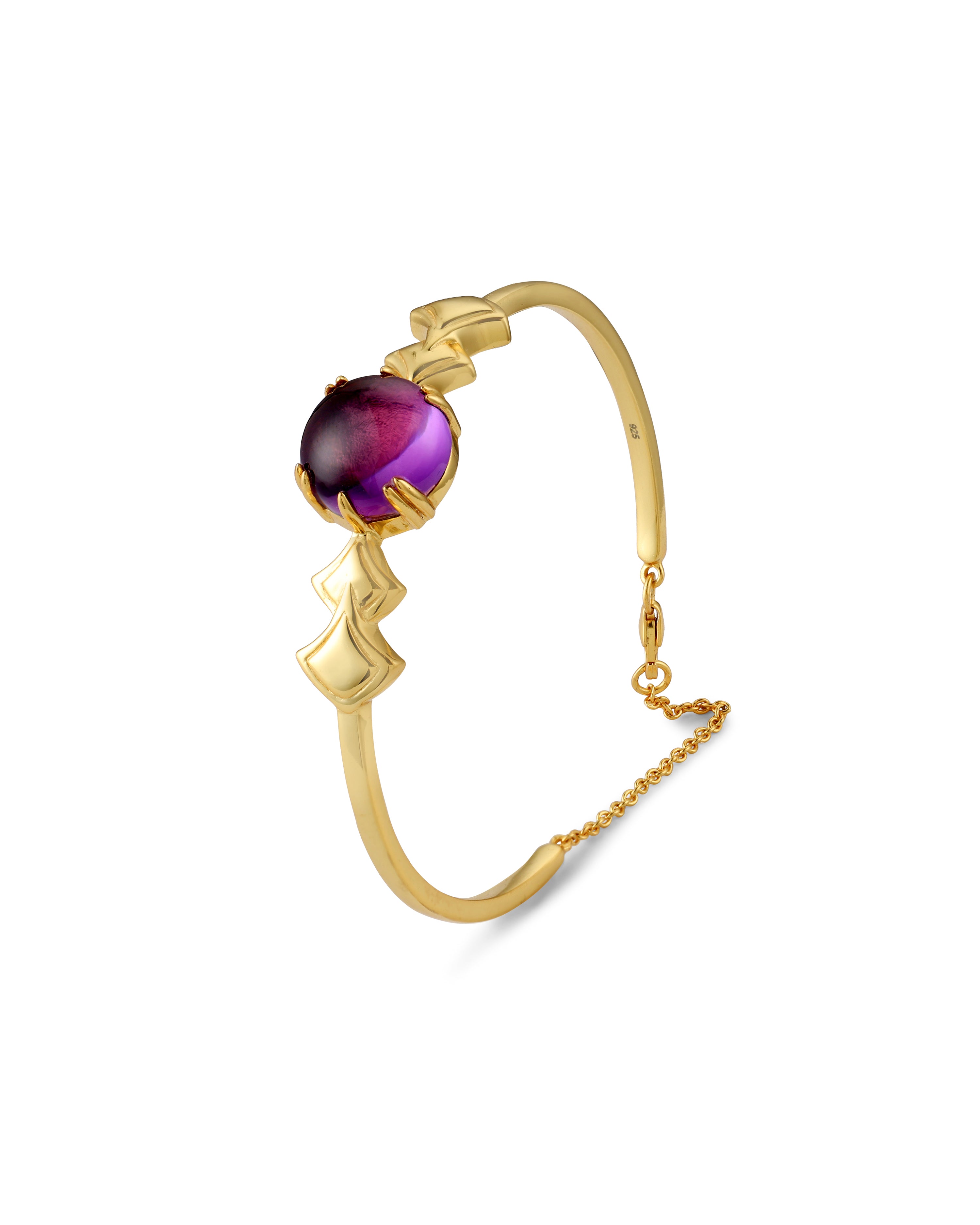 Amethyst Spade Bracelet