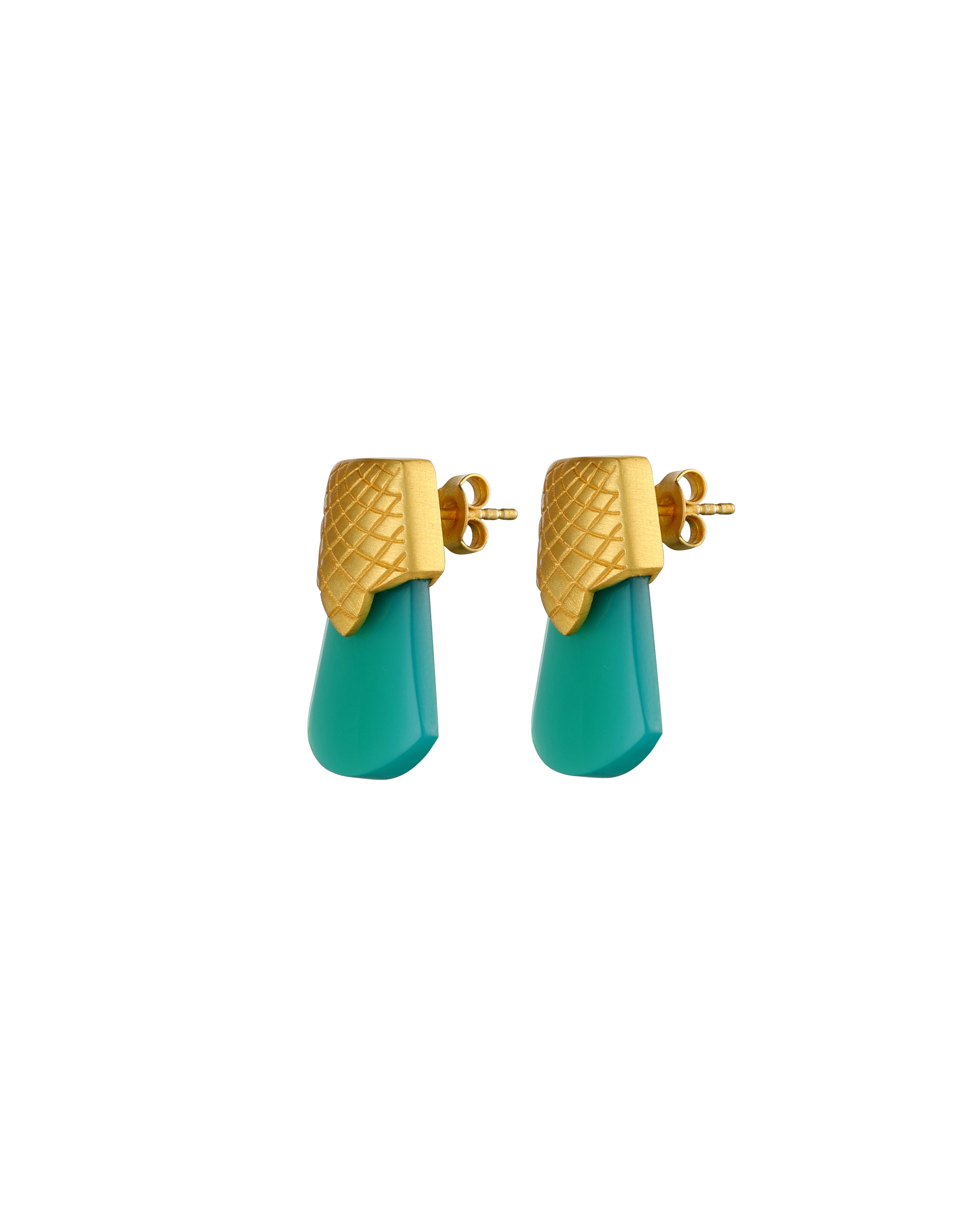 Serpent Verde Studs