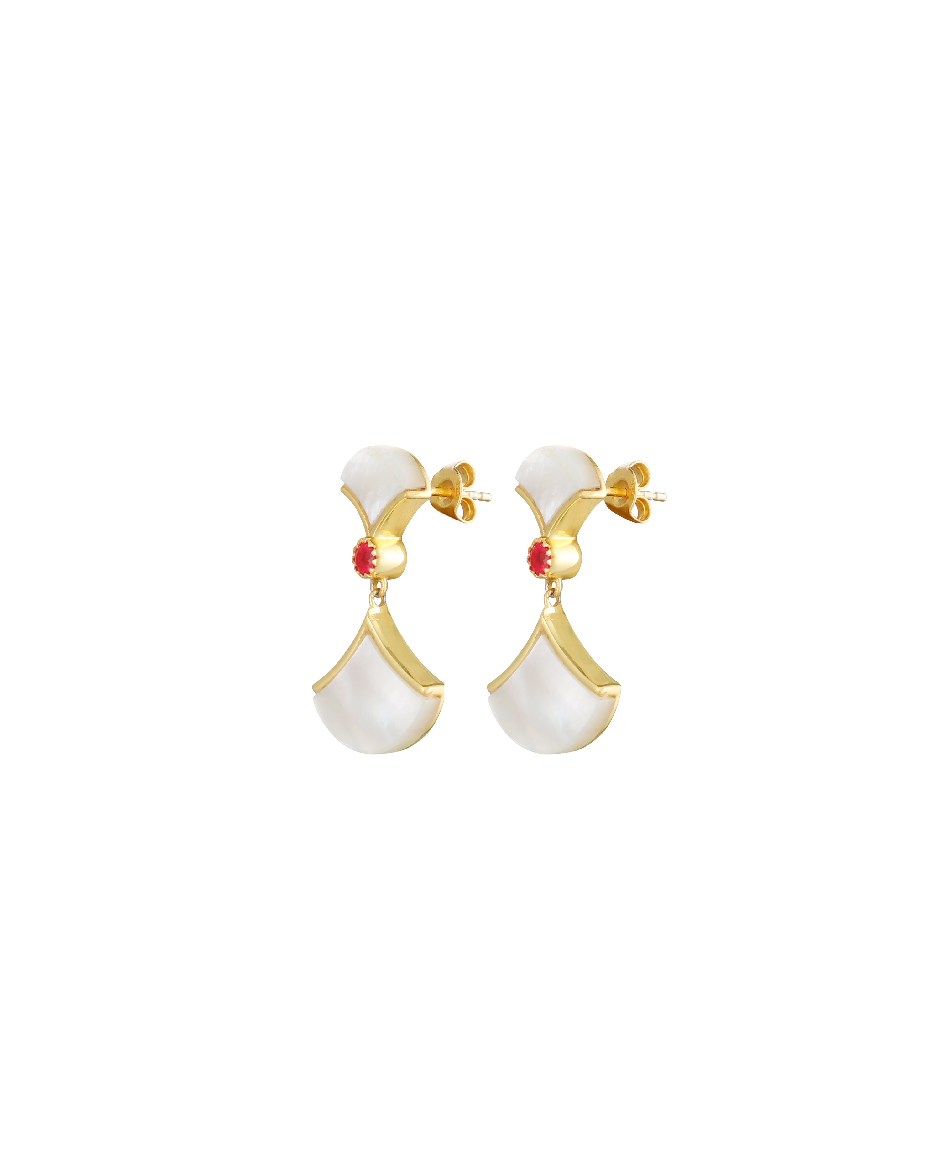 MoonArc Drop Earring