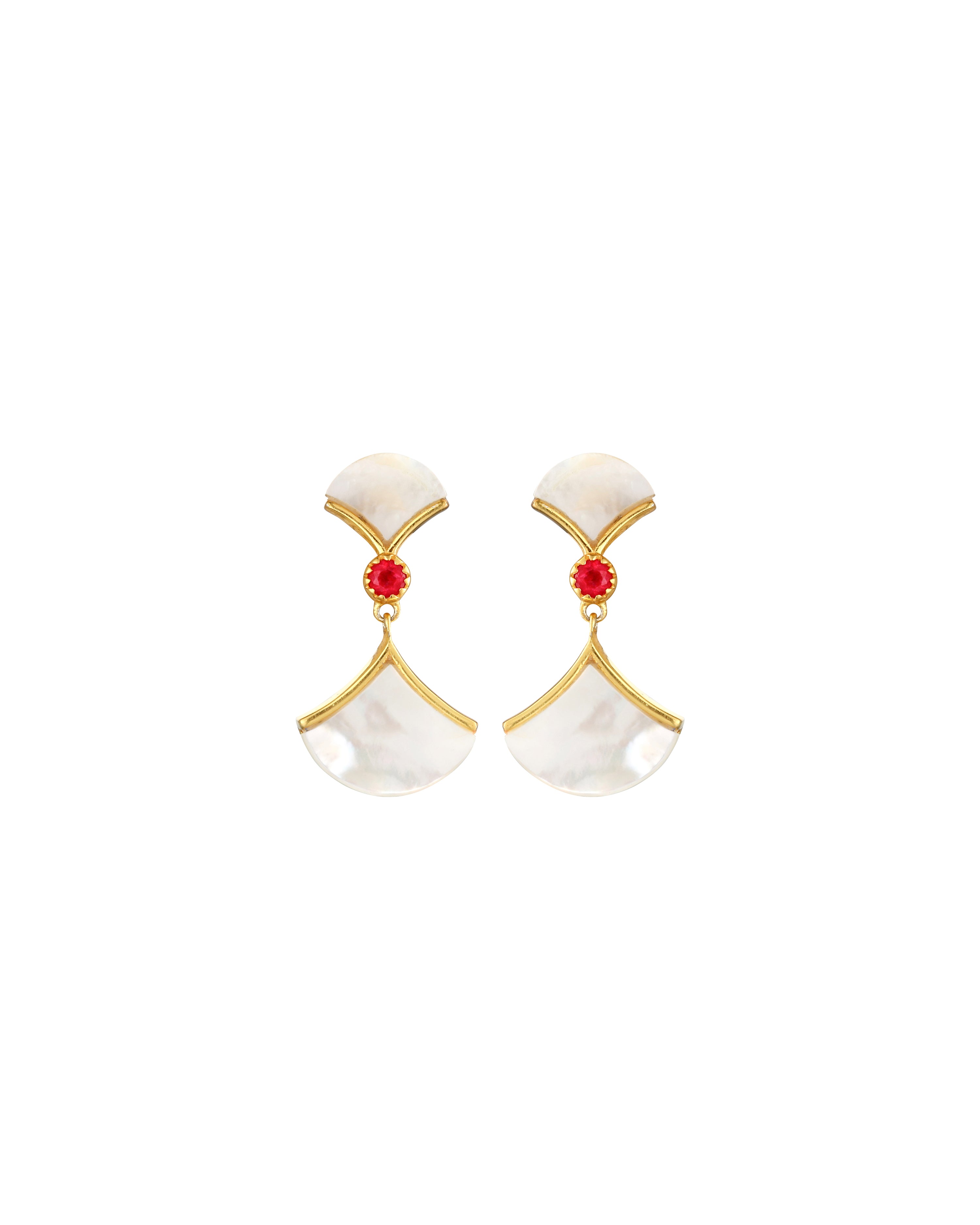 MoonArc Drop Earring