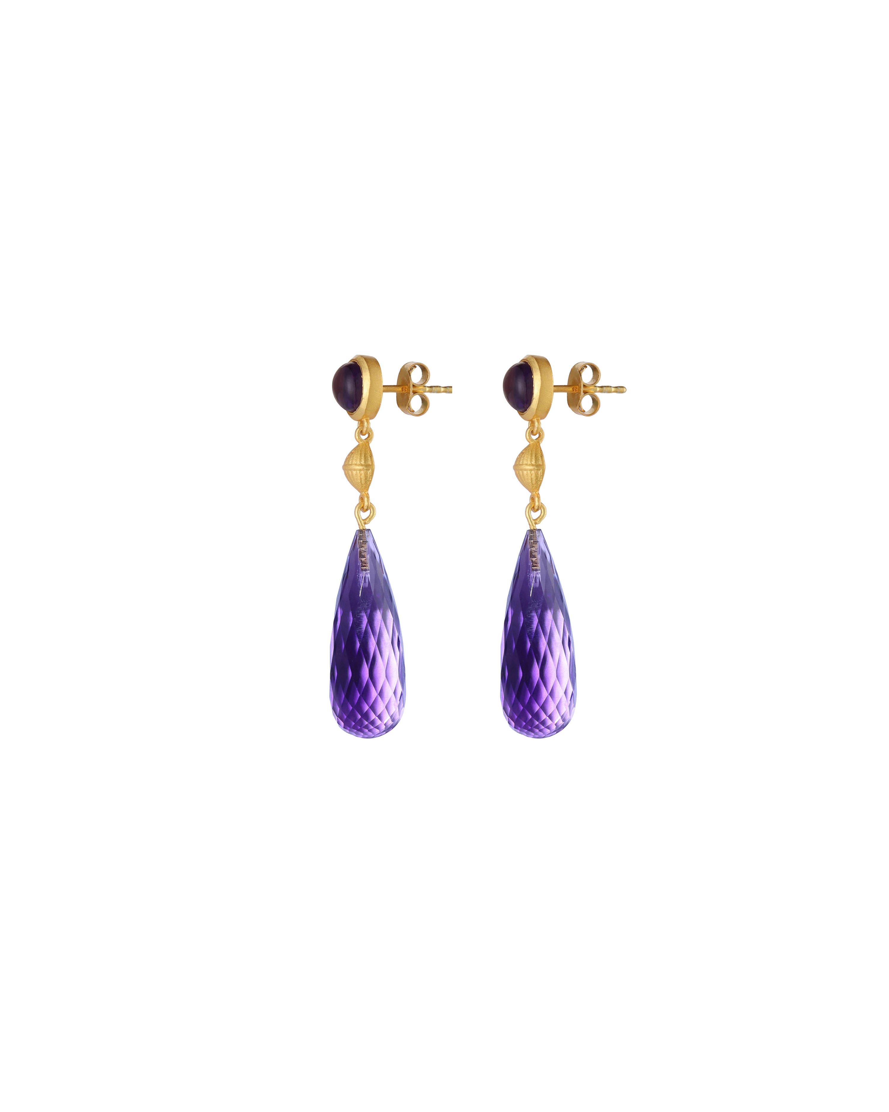 Amethyst Royal Prism Earring