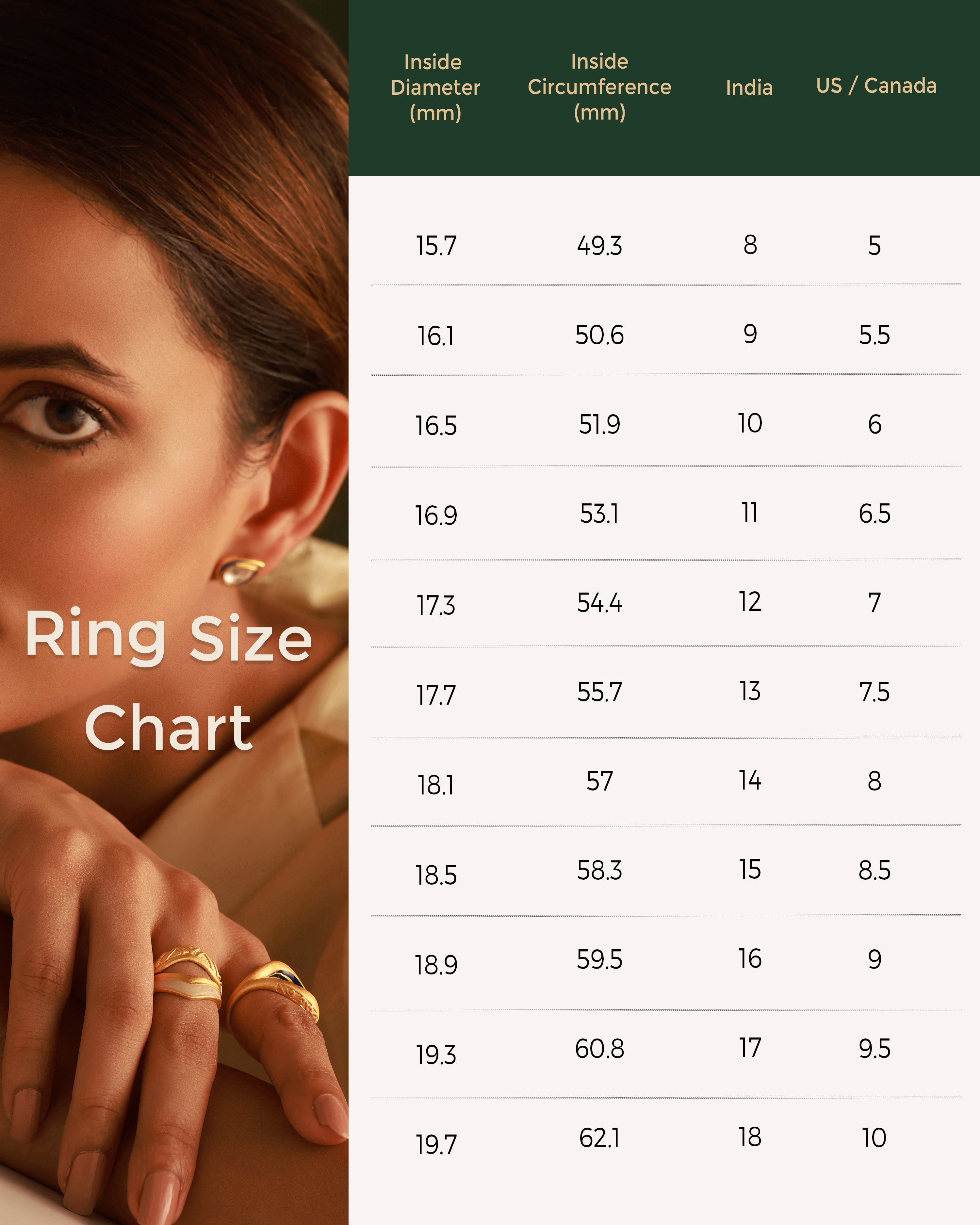 Fire & Moon Open Ring - Green Onyx Edition