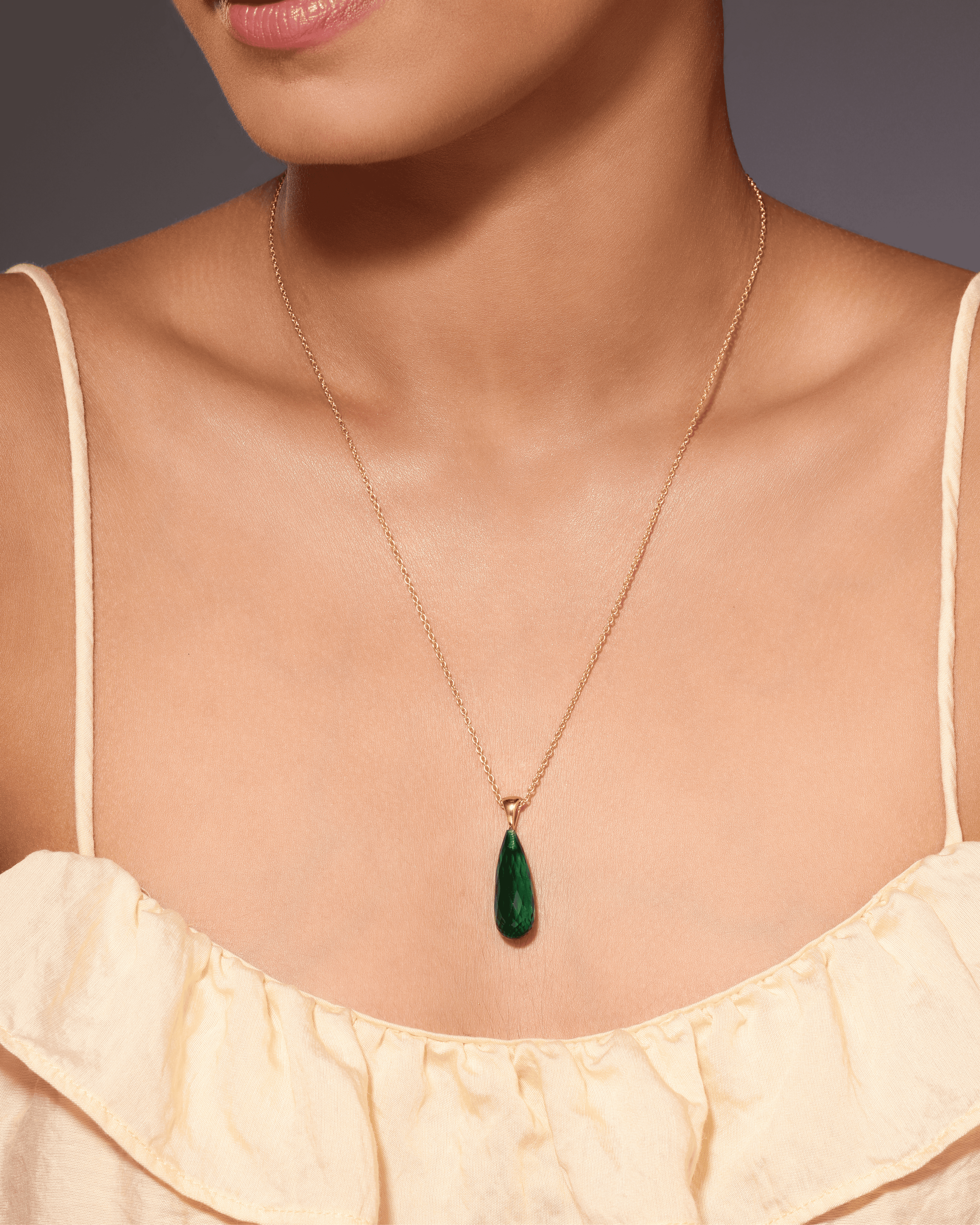 Emerald Royal Prism Necklace