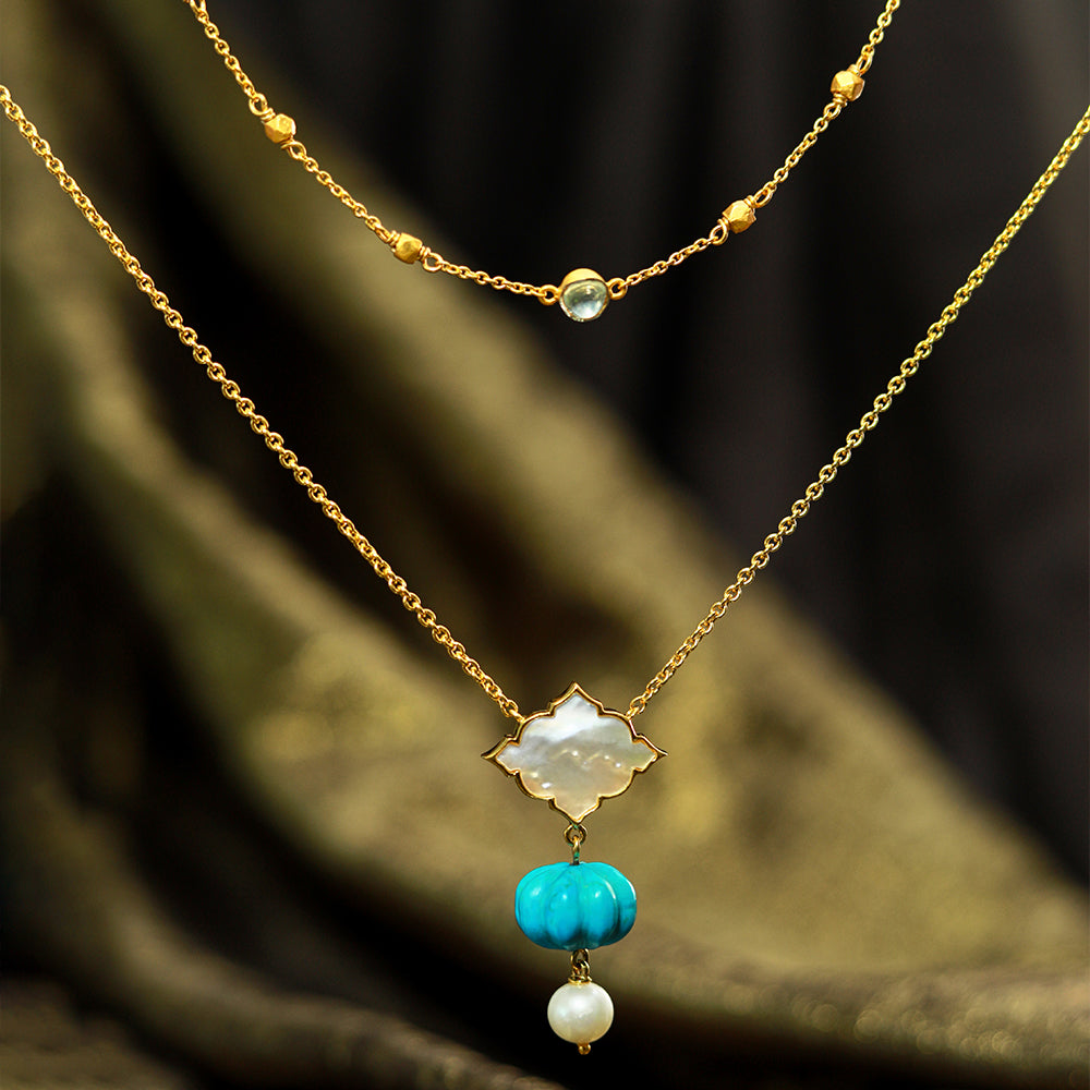 Feroza Lune & Polki Stackable