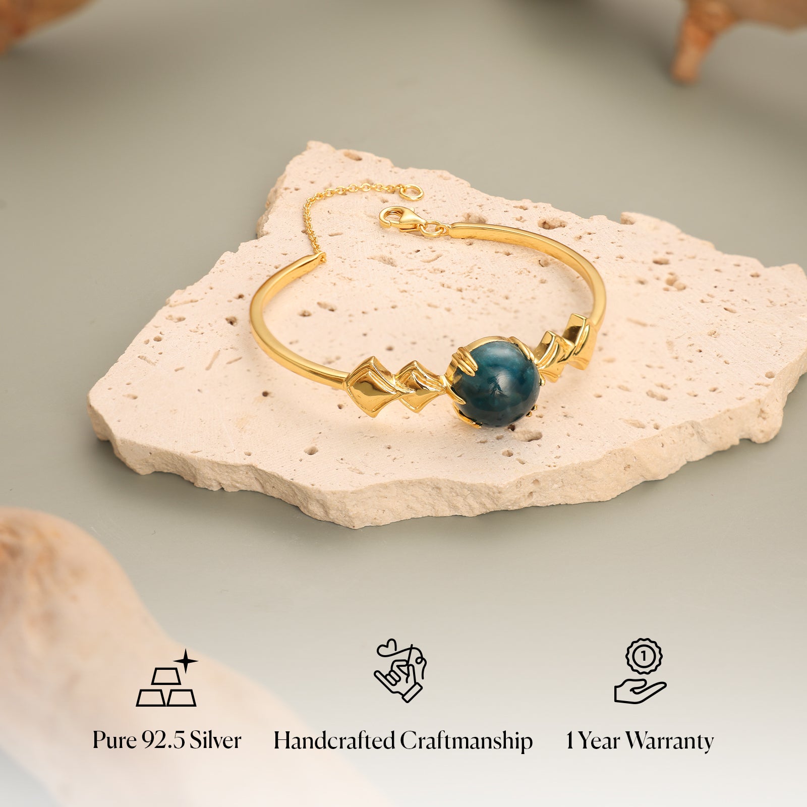 Neon Spade - 92.5 Silver Bracelet