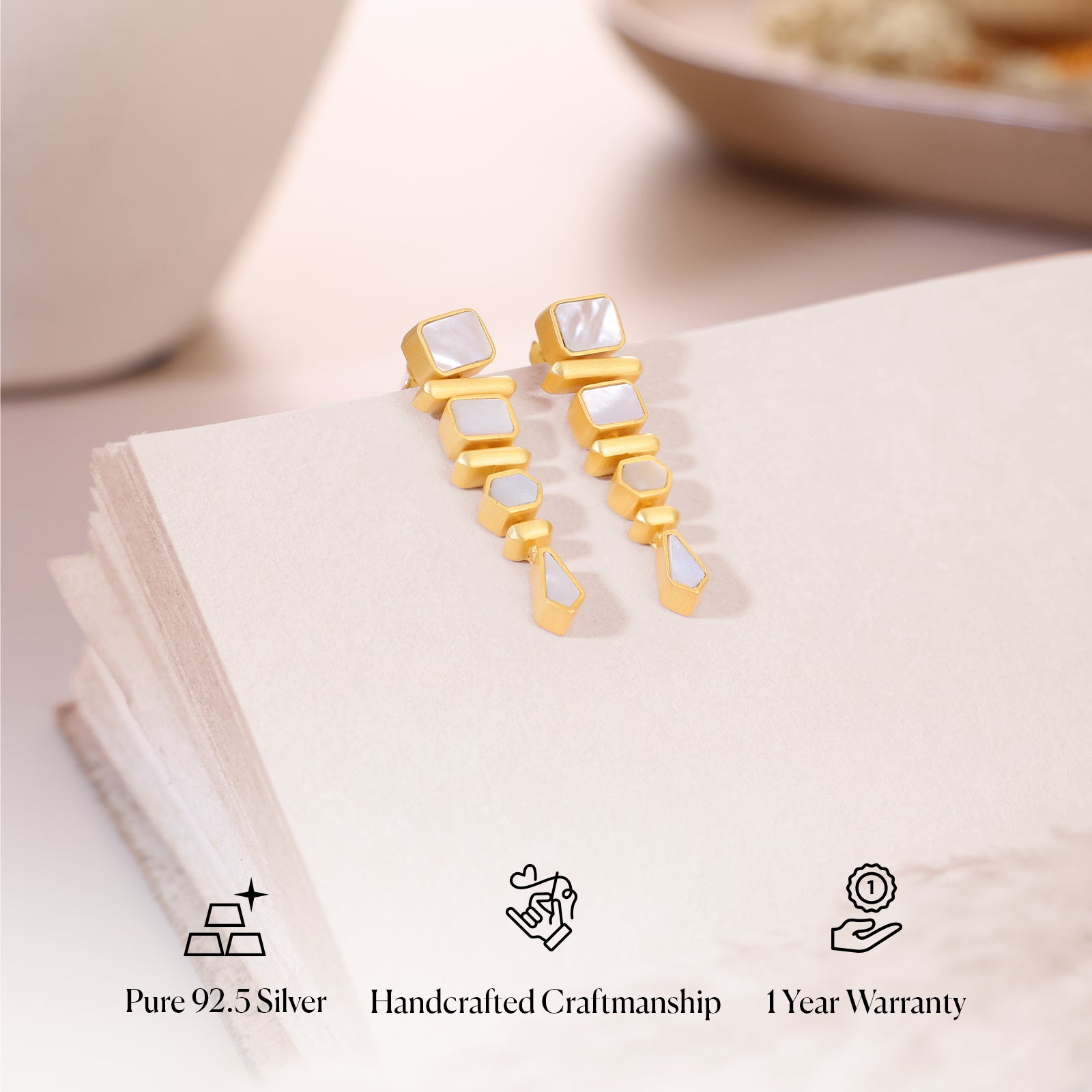 Moonfall 92.5 Silver Earring