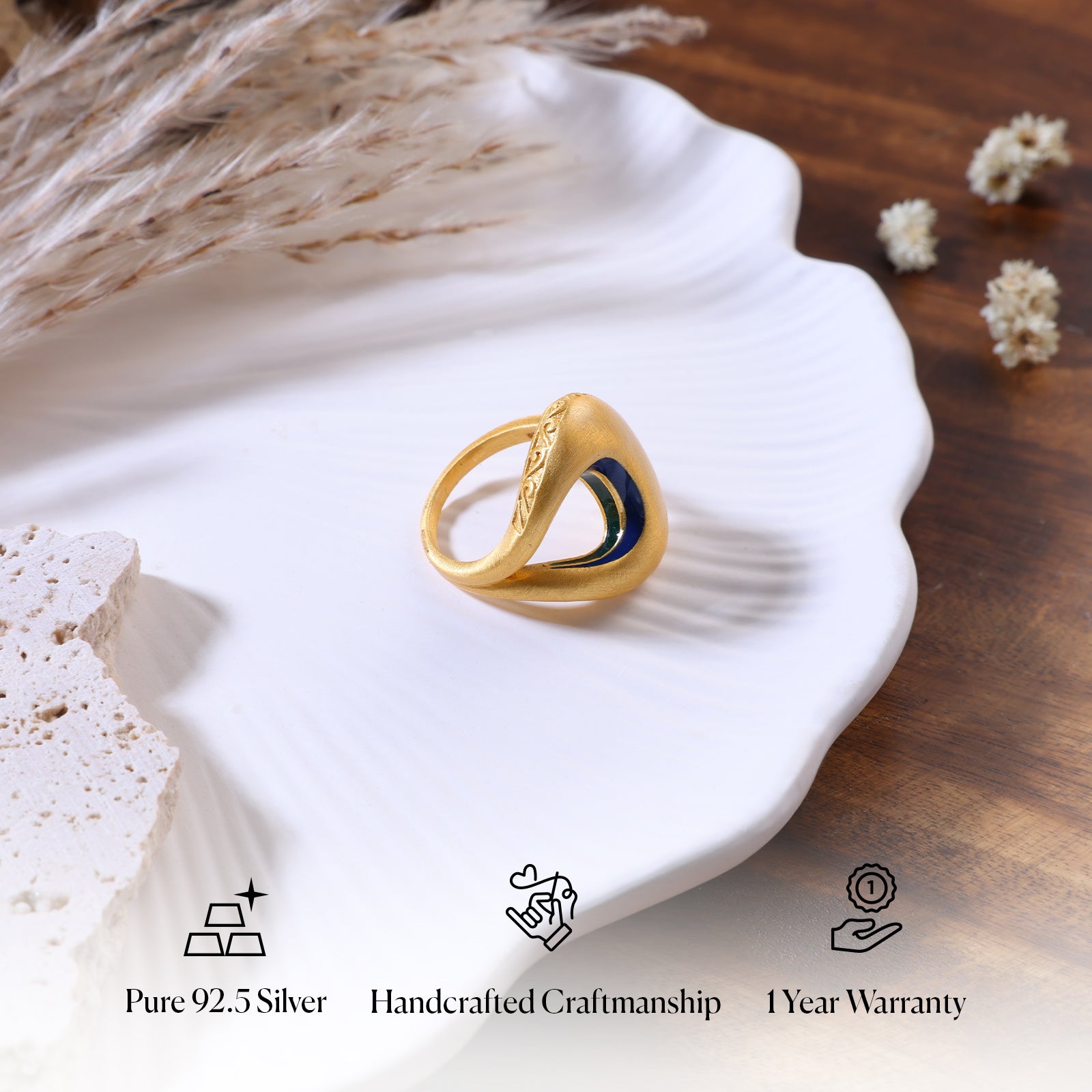 Echo of Indus - 92.5 Silver Ring