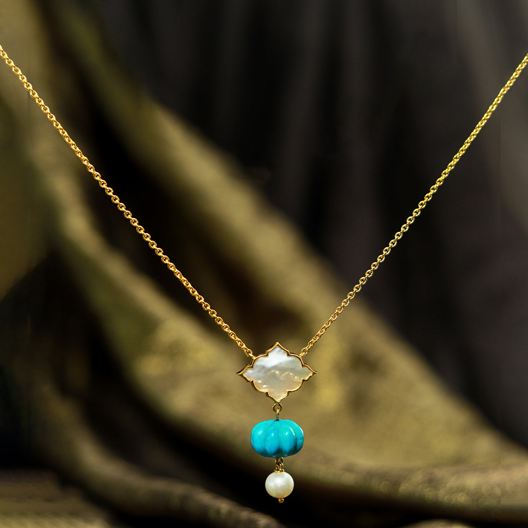 Feroza Lune Necklace